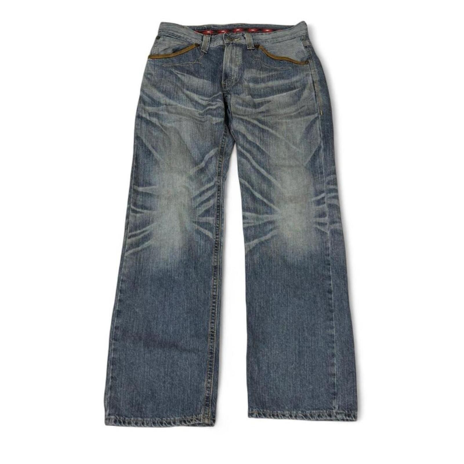 Edwin Exclusive Vintage EDWIN denim jeans signature logo design Size US 34 / EU 50 - 3 Thumbnail