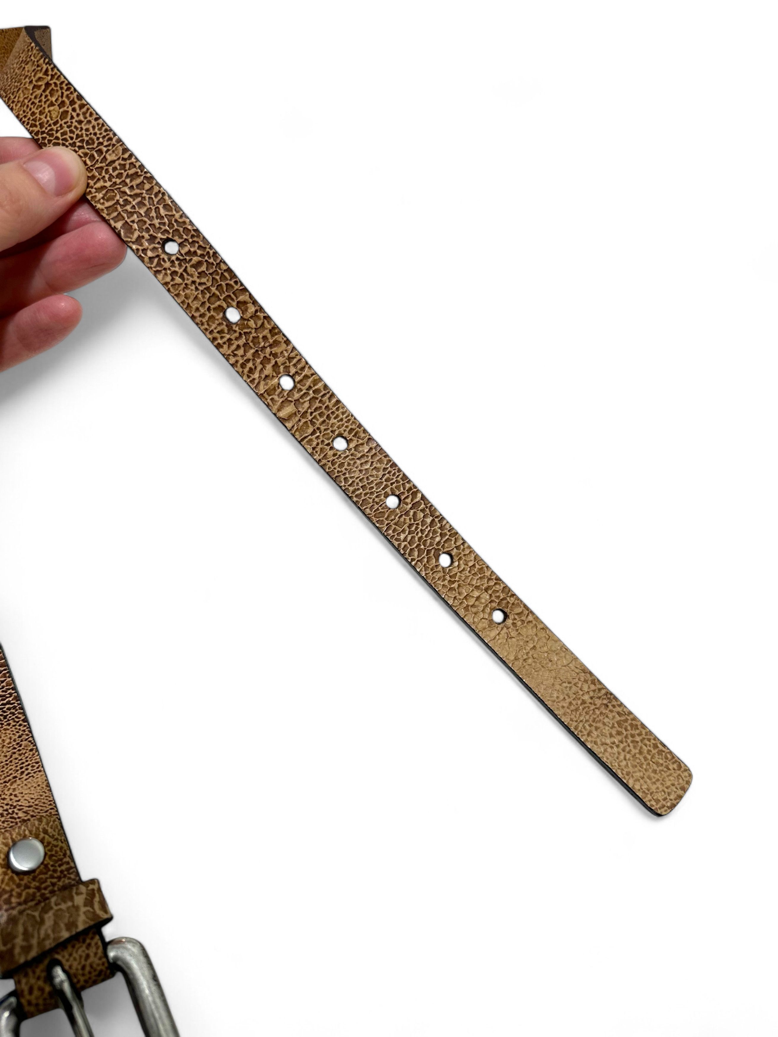 Vintage Vintage Made In Switzerland Leather Belt 95 cm Size ONE SIZE - 5 Thumbnail