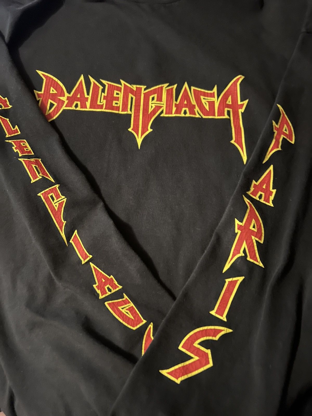 Balenciaga Balenciaga Metal Oversized Tee Size US S / EU 44-46 / 1 - 8 Thumbnail