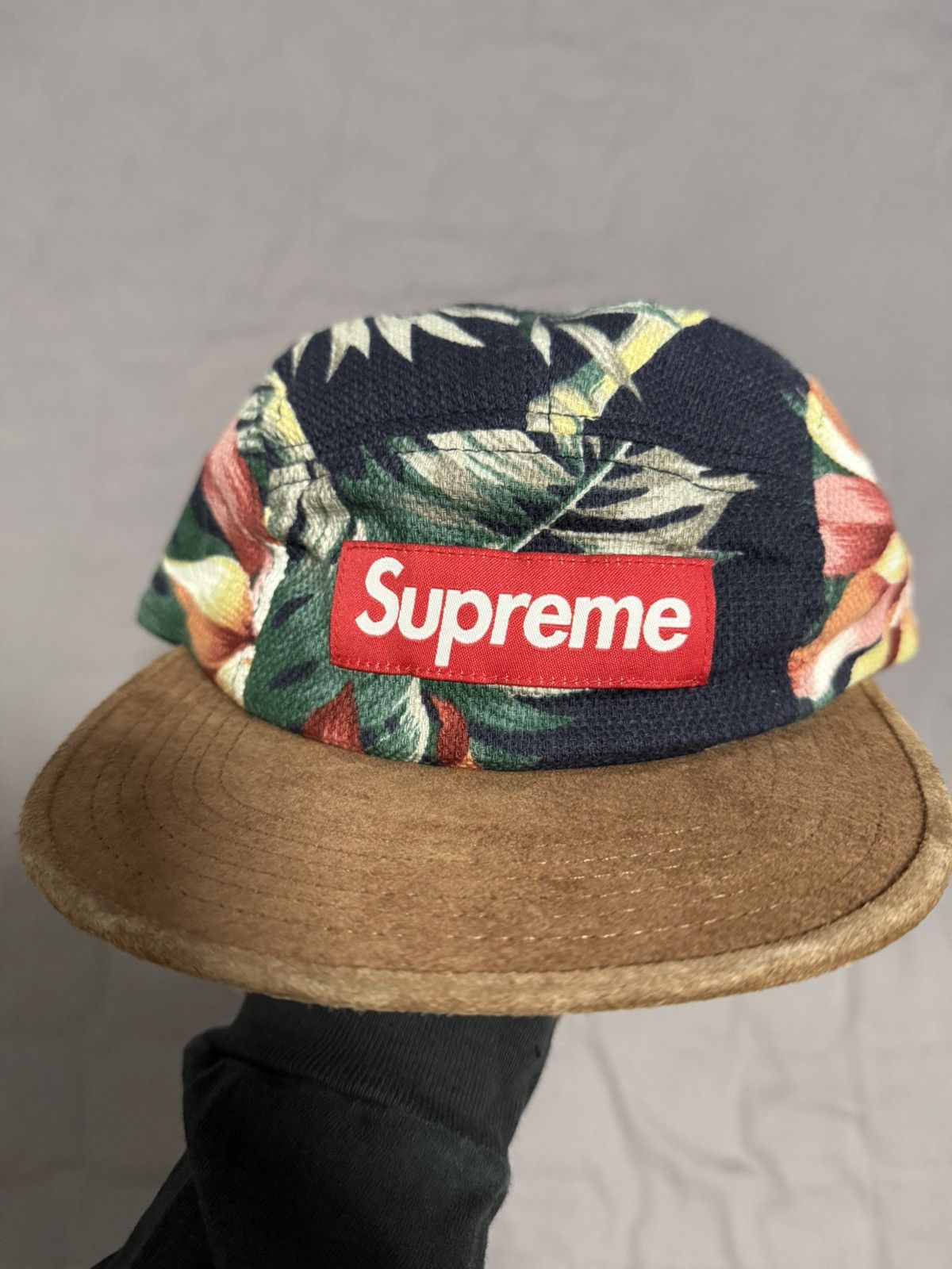 Supreme Supreme ss12 floral suede 5 panel camp cap hat Size ONE SIZE - 1 Thumbnail