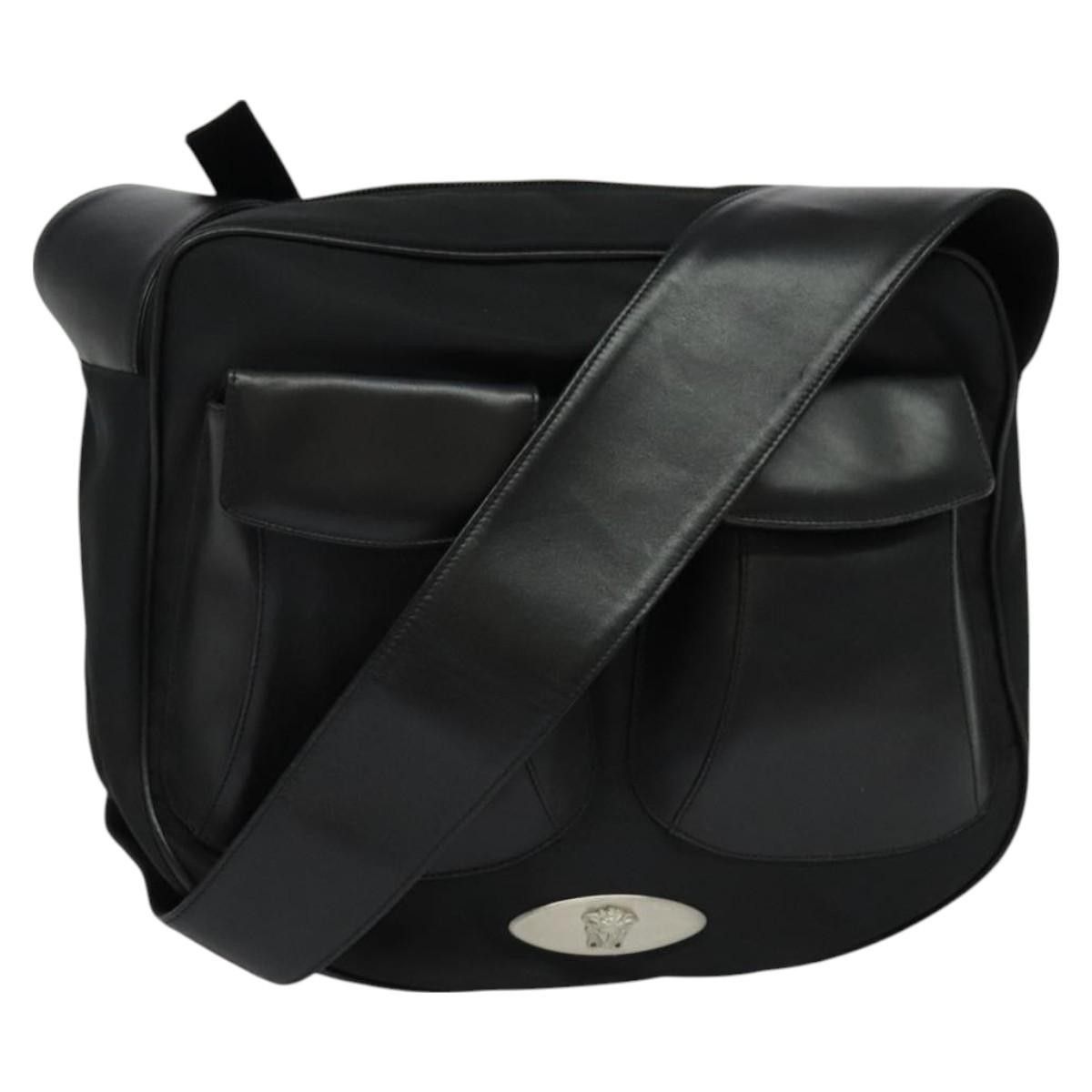 Versace Versace Medusa Shoulder Bag Leather Size ONE SIZE - 1 Thumbnail