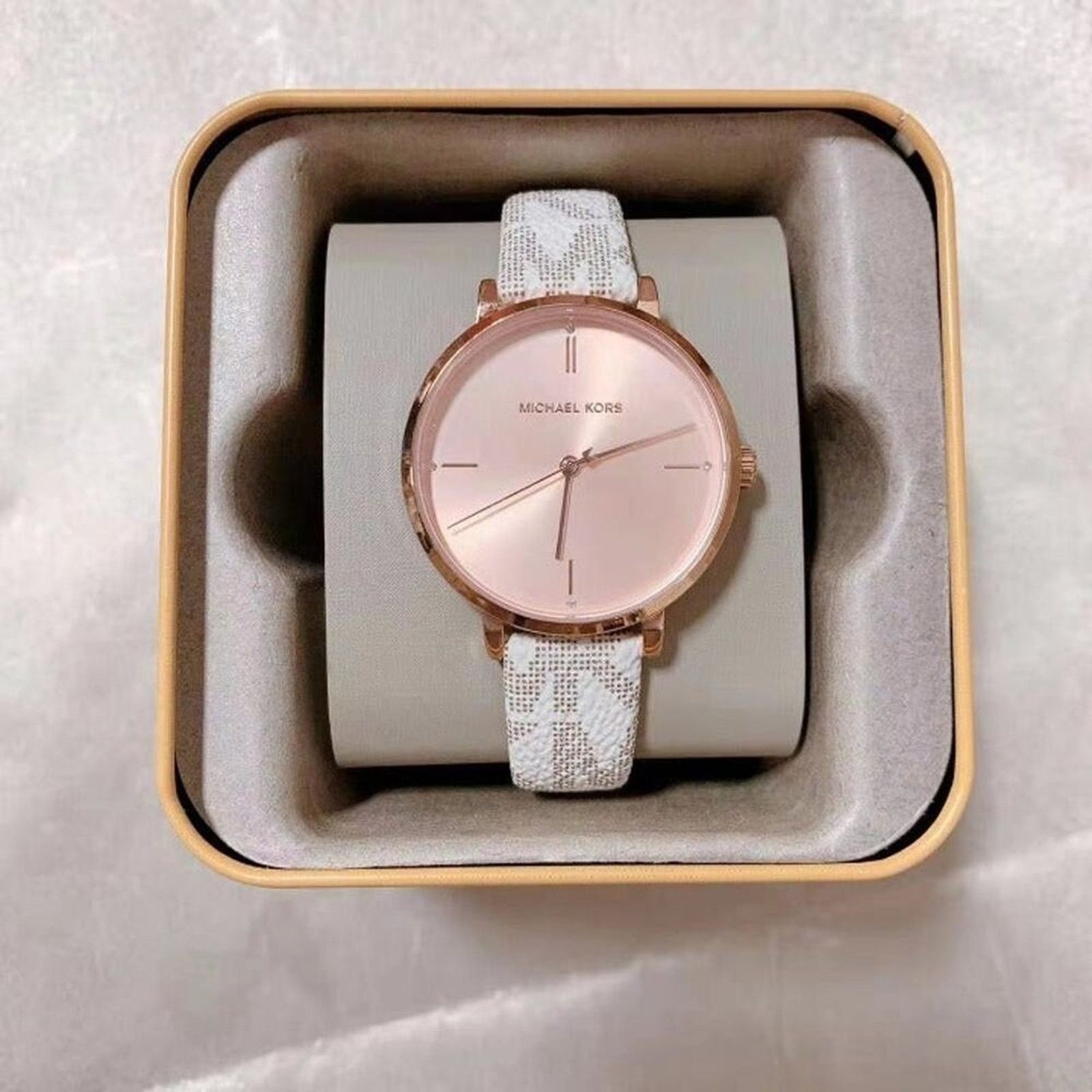 Michael Kors Michael Kors MK7128 Jayne Three-Hand Vanilla Watch Size ONE SIZE - 5 Thumbnail