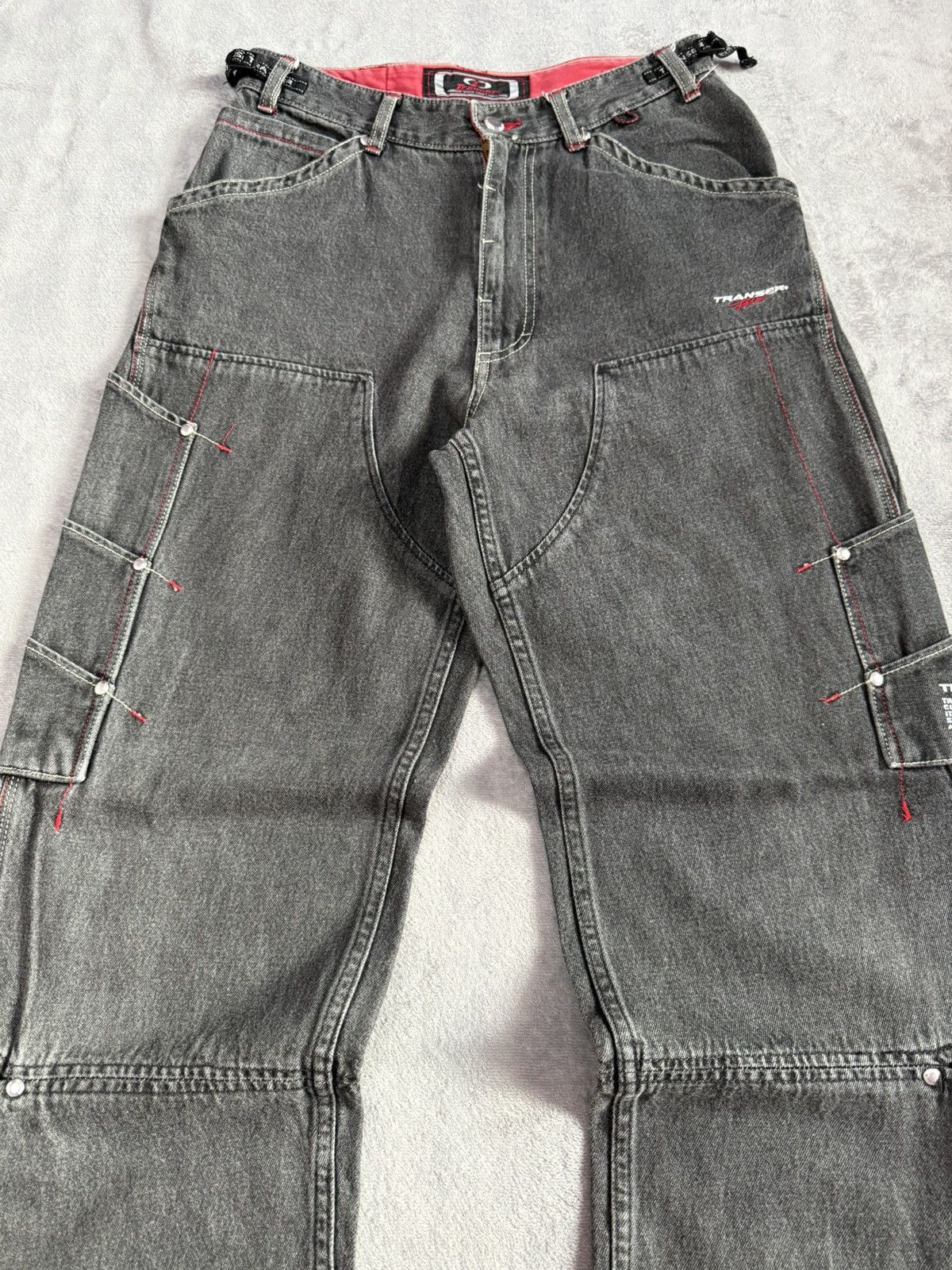 JNCO × Southpole Y2K Transer Double Knee Skate Baggy Jeans Size US 30 / EU 46 - 5 Thumbnail