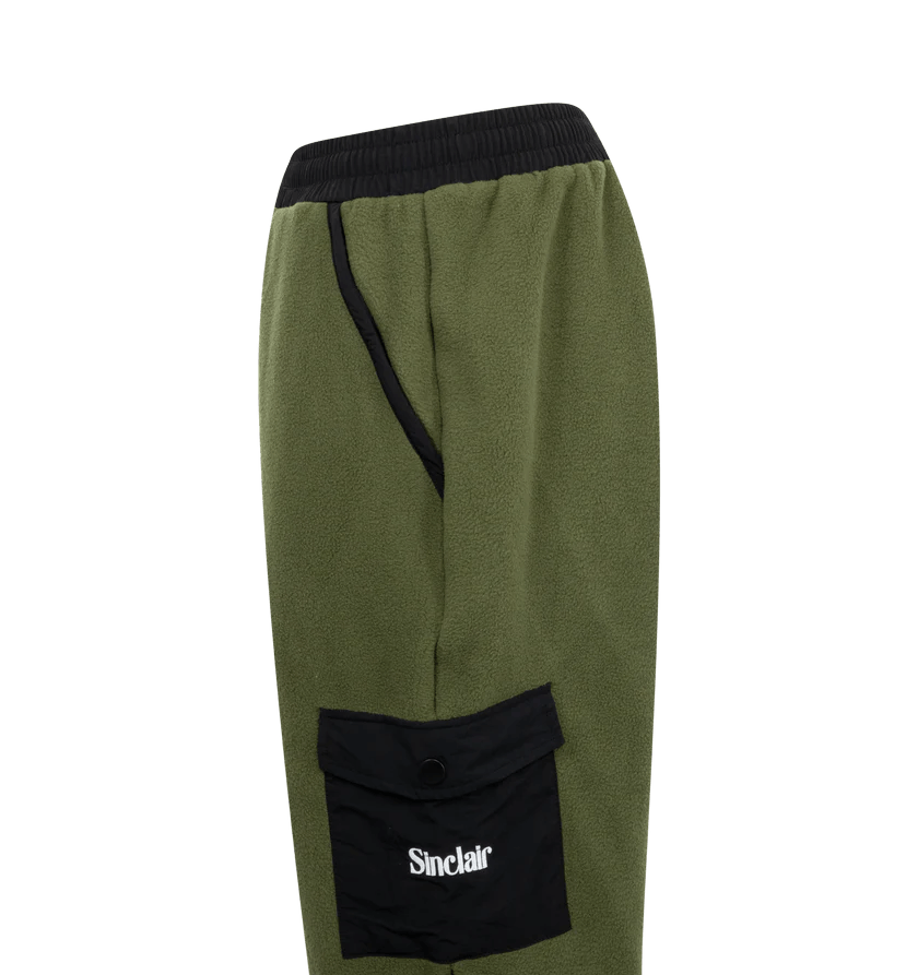 Sinclair Global o1h1sh10525 Cargo Pocket Fleece Pant in Olive Green Size US 38 / EU 54 - 3 Thumbnail