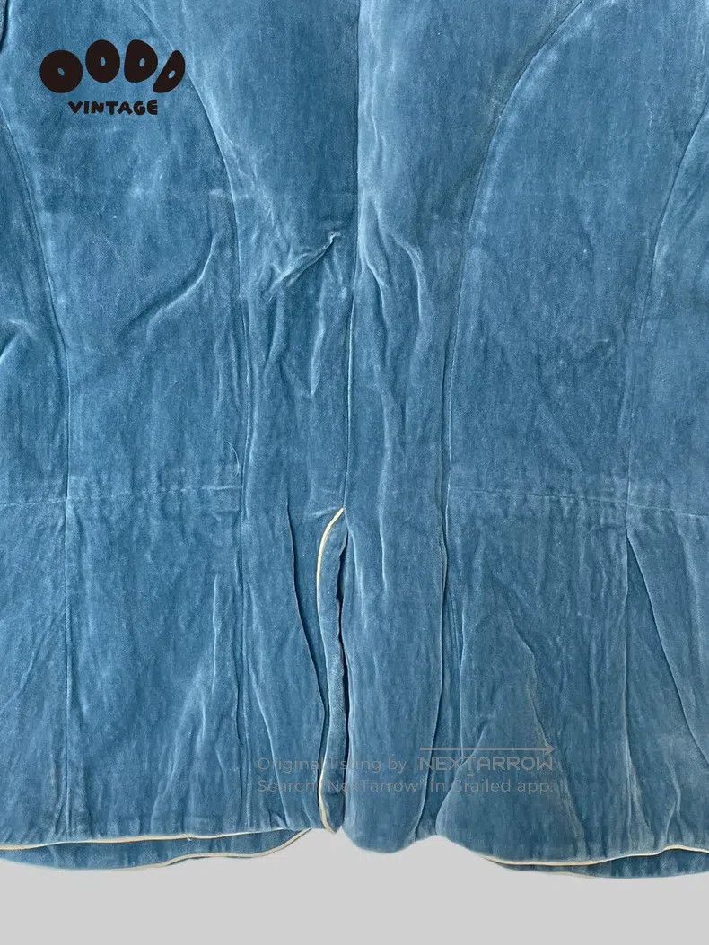 Jean Paul Gaultier Jean Paul Gaultier Blue Velvet Jacket Size US S / EU 44-46 / 1 - 5 Thumbnail