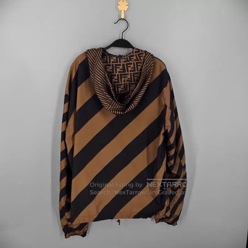 Fendi Fendi Printed Old Logo Reversible Windbreaker Size US M / EU 48-50 / 2 - 4 Thumbnail