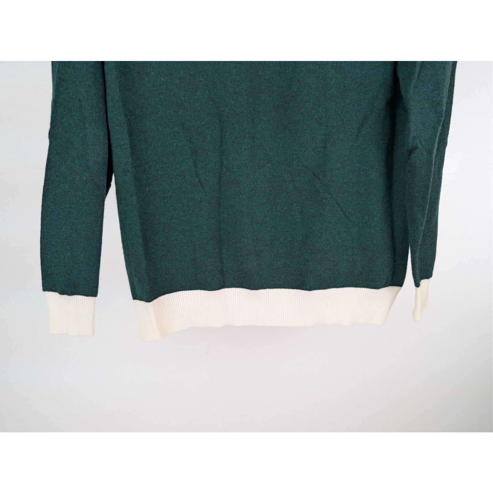 Kiton o1rshd1 CC20 Sweater Zip Hoodie Cardigan in Green Size US M / EU 48-50 / 2 - 12 Thumbnail