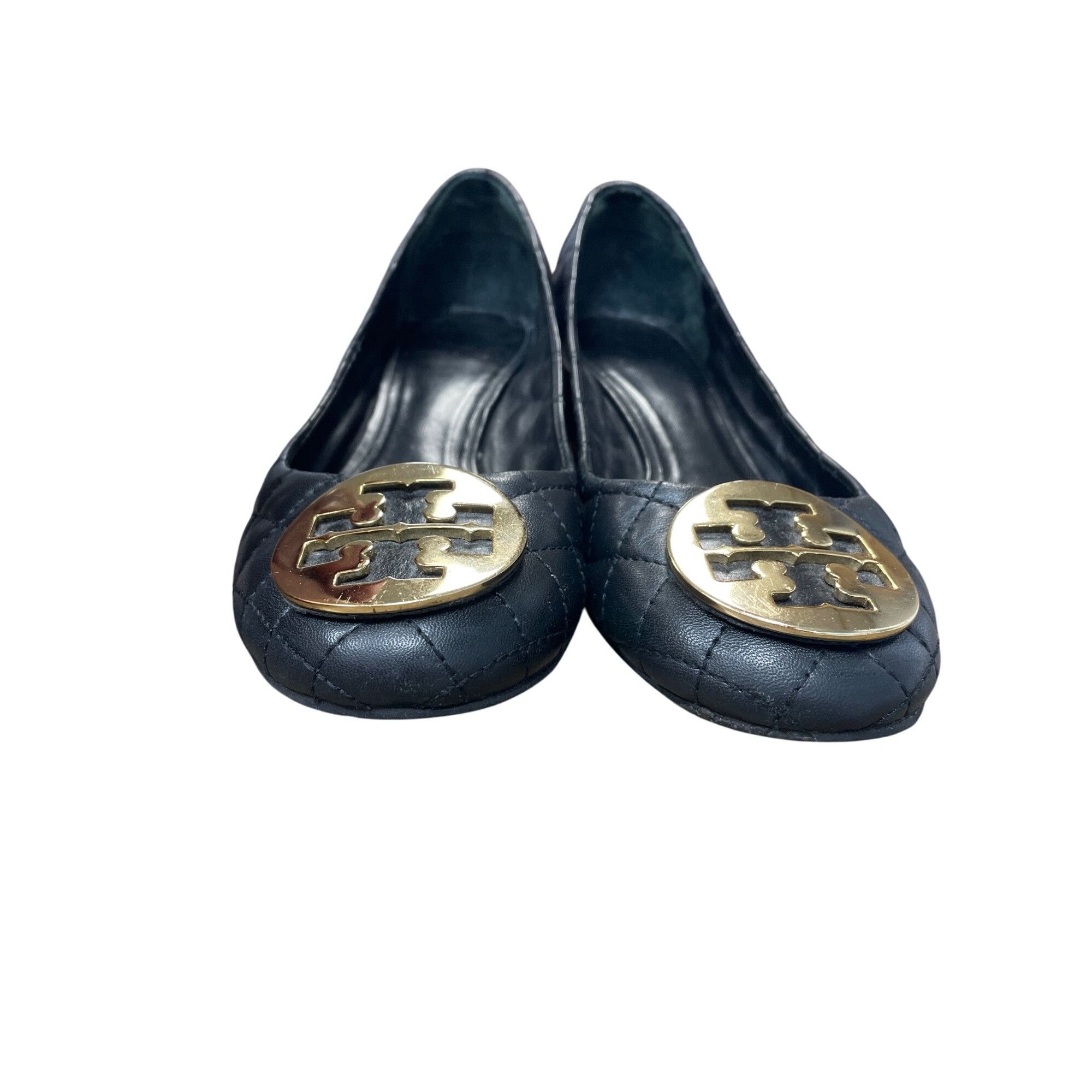 Tory Burch Tory Burch Womans Black Leather quilted 2.5" Slip on heels Size US 6 / IT 36 - 11 Thumbnail