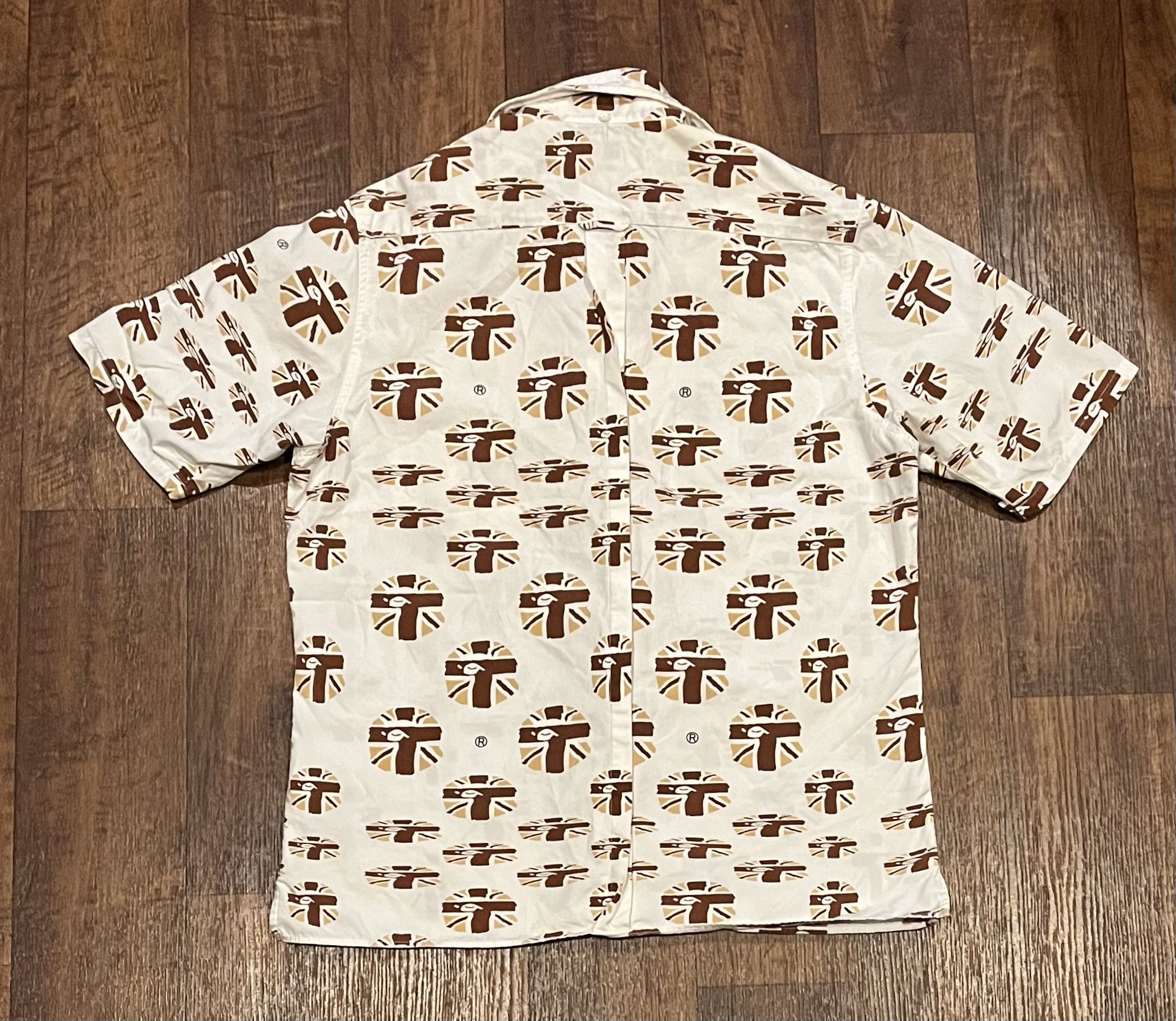 Bape Bape logo button up shirt Size US S / EU 44-46 / 1 - 2 Thumbnail