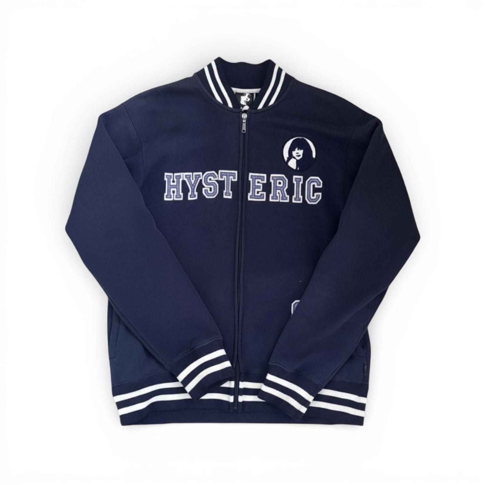 Hysteric Glamour Hysteric - Varsity Jacket Navy Blue Size US M / EU 48-50 / 2 - 1 Thumbnail