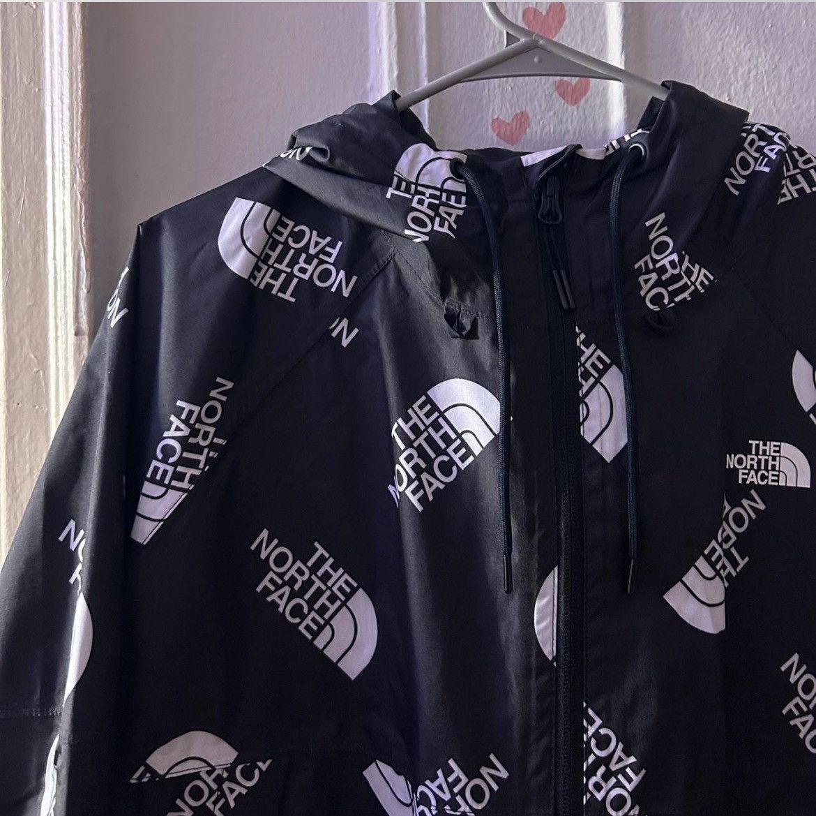 The North Face The North Face Logo All Over Rain Jacket Size XL / US 12-14 / IT 48-50 - 2 Thumbnail