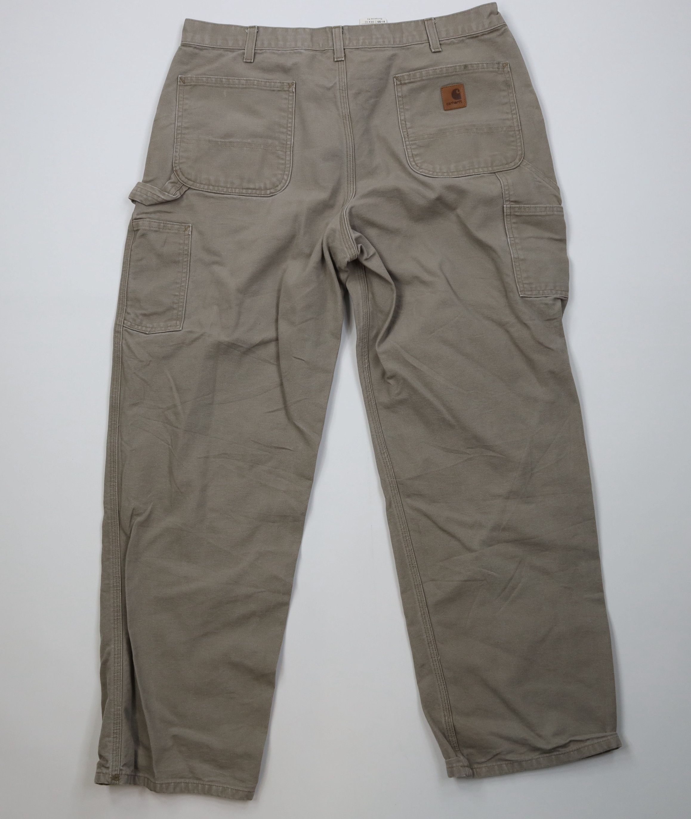 Carhartt Vintage Y2K Carhartt Canvas Wide Leg Dungaree Pants Desert Size US 38 / EU 54 - 9 Thumbnail