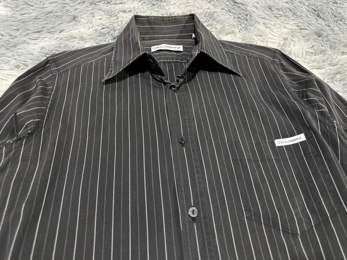 Dolce & Gabbana 🔥Vintage Dolce & Gabbana Striped Shirt Size US M / EU 48-50 / 2 - 2 Thumbnail