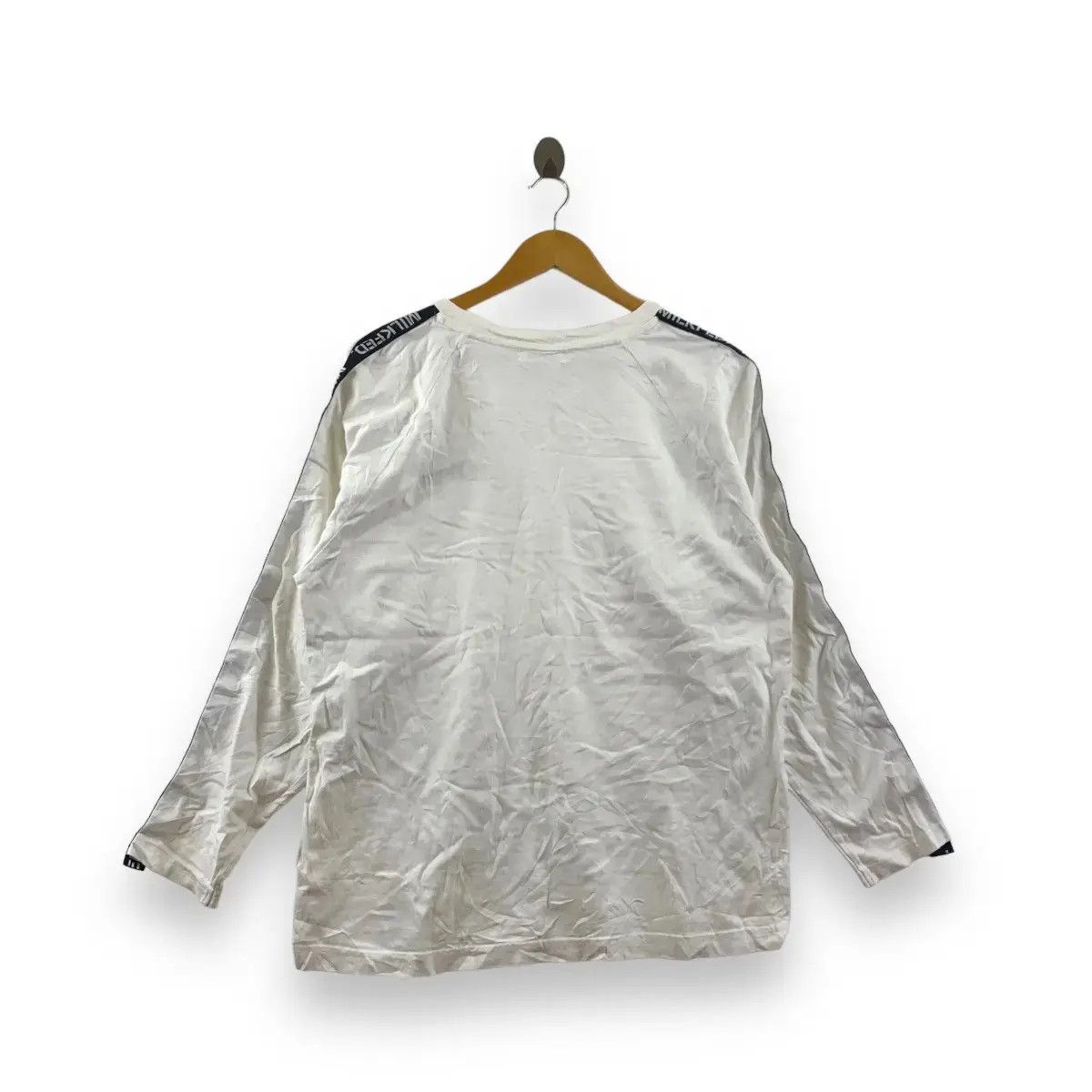 MILKFED MILKFED JAPAN Streetwear Monogram Sleeve Tee Shirt Top Size L / US 10 / IT 46 - 2 Thumbnail