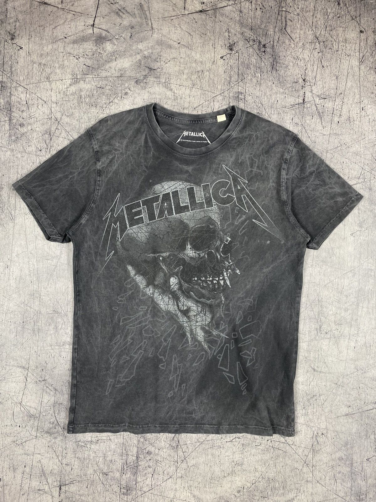 Band Tees Metallica 2020 Y2K Faded Designer T Shirt Tee Size US M / EU 48-50 / 2 - 2 Thumbnail