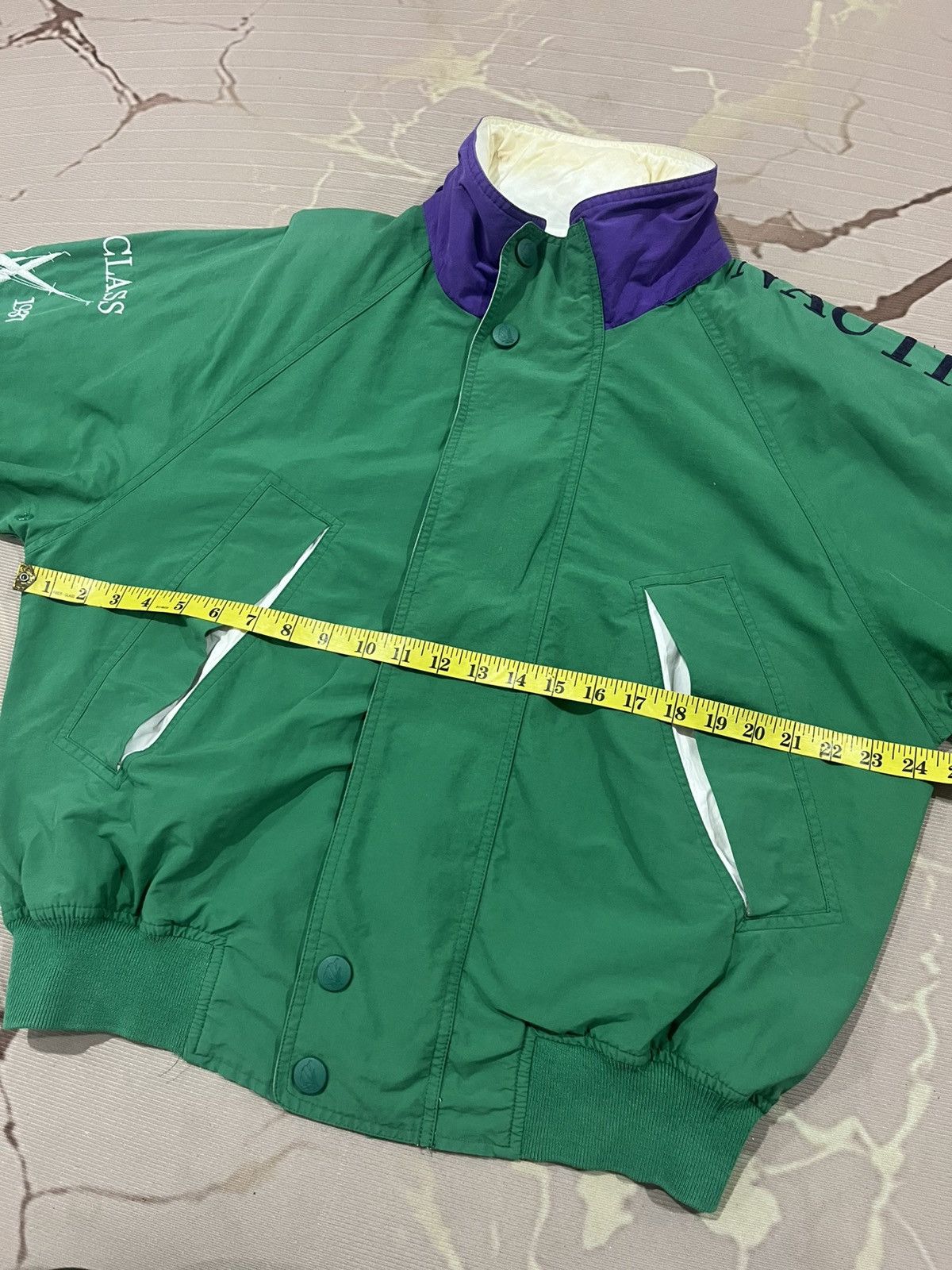 Nautica Vintage Nautica Sailing Spellout Jacket Hidden Hood Size US M / EU 48-50 / 2 - 16 Thumbnail