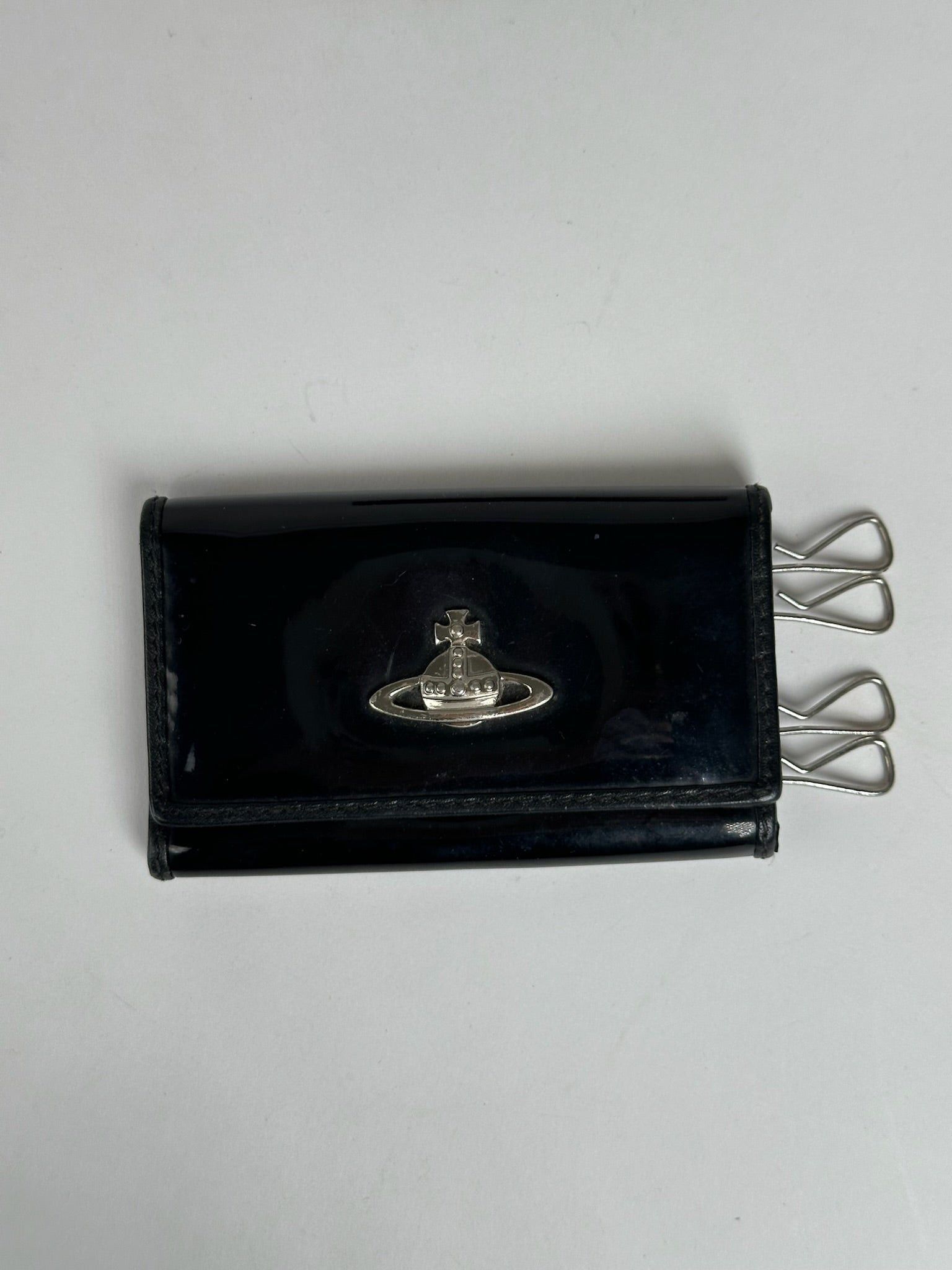Vivienne Westwood Vintage Leather Key Holder black Size ONE SIZE - 1 Thumbnail