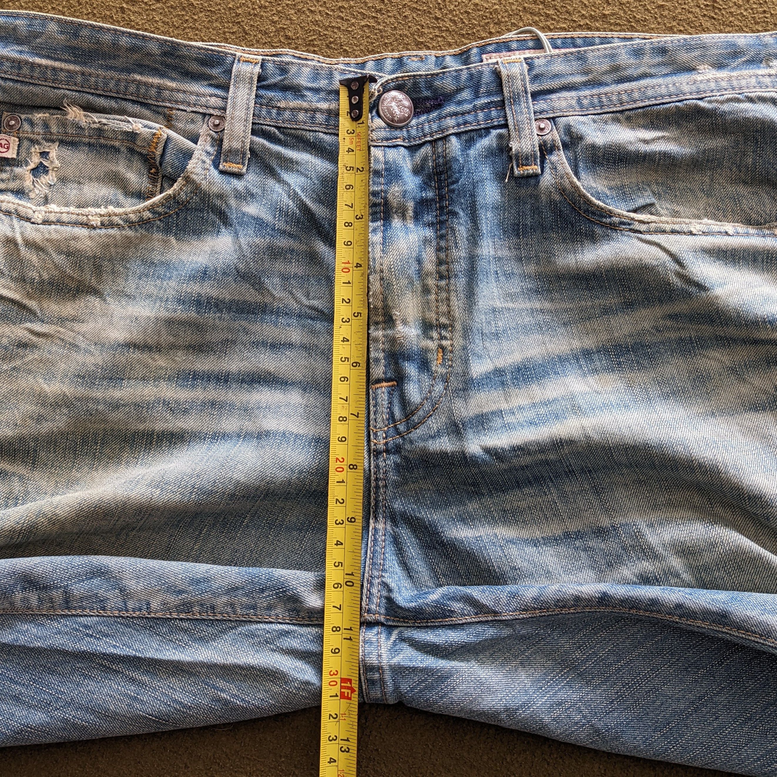 Vintage Vintage ADRIANO GOLDSCHMIED Italian Fashion Designer Jeans Size US 36 / EU 52 - 8 Thumbnail