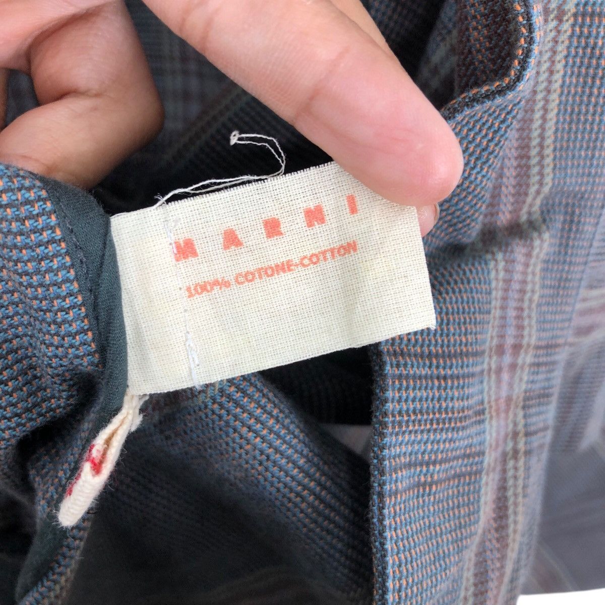 Marni Archival Marni Plaid Puffed Sleeve Belted Trench Coat IT 40 Size S / US 4 / IT 40 - 7 Thumbnail