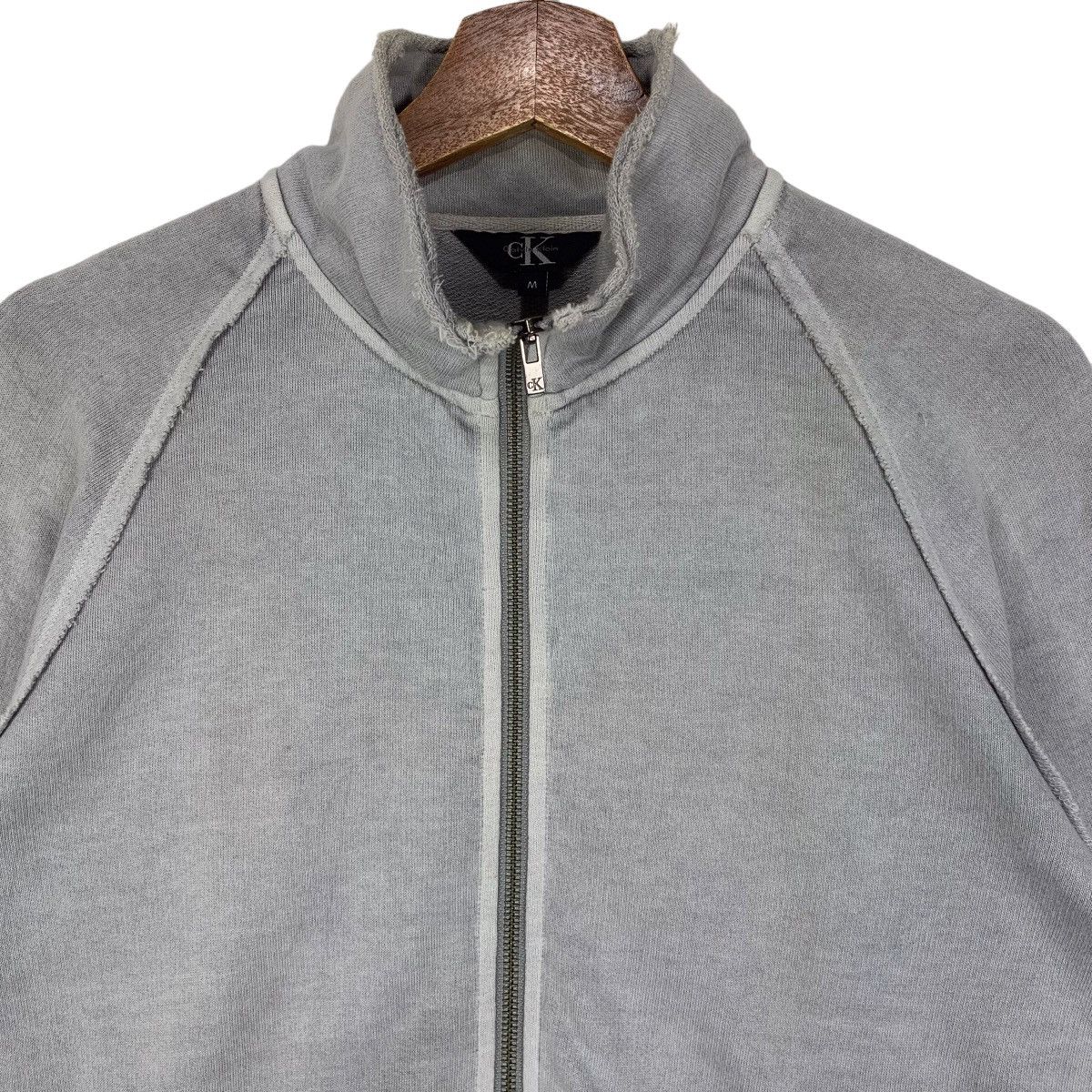 Calvin Klein × Vintage Vintage Calvin Klein Deconstructed Zip Up Jacket Size US S / EU 44-46 / 1 - 2 Thumbnail