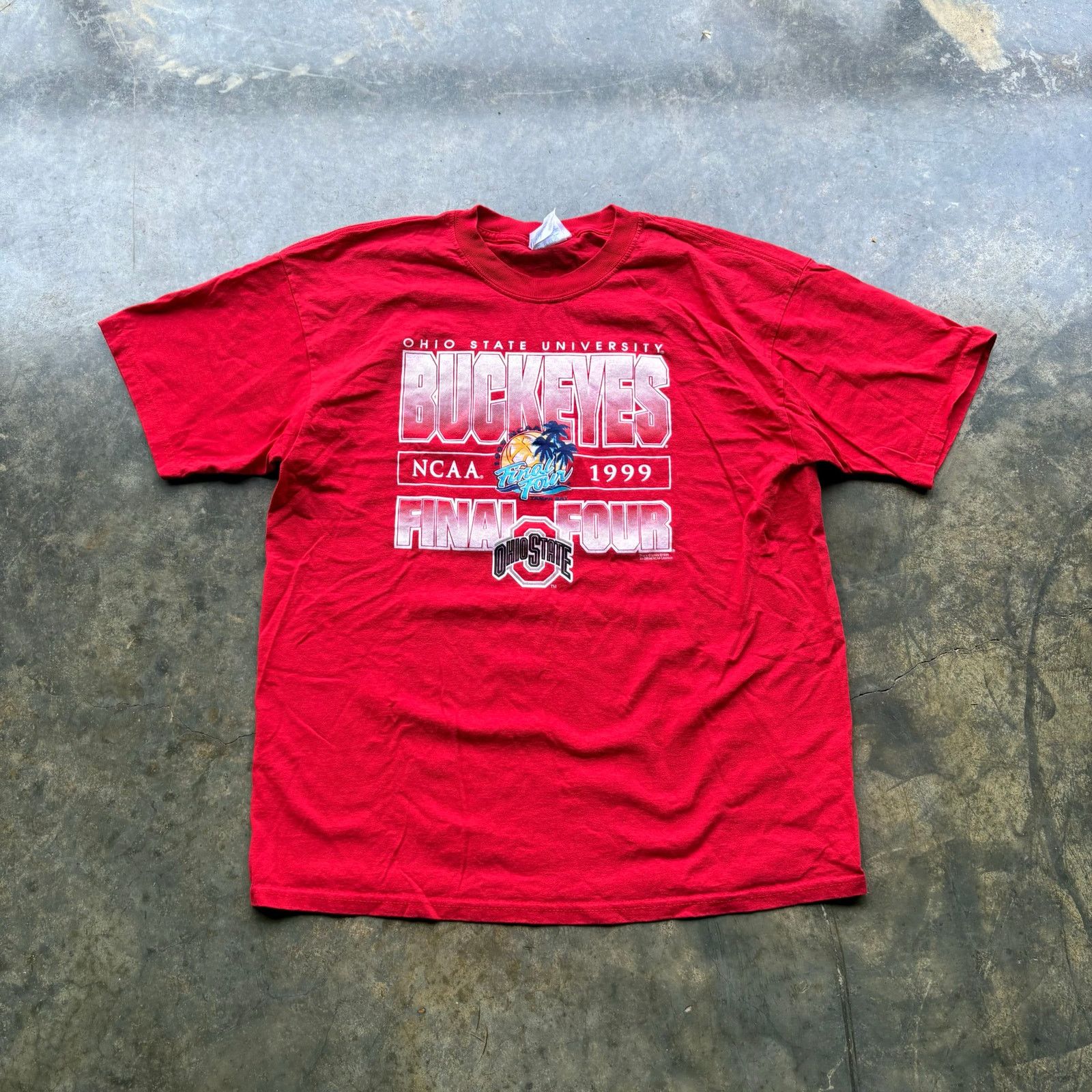 NCAA Vintage 1999 Ohio State Buckeyes Final Four T-shirt Size US XL / EU 56 / 4 - 1 Thumbnail