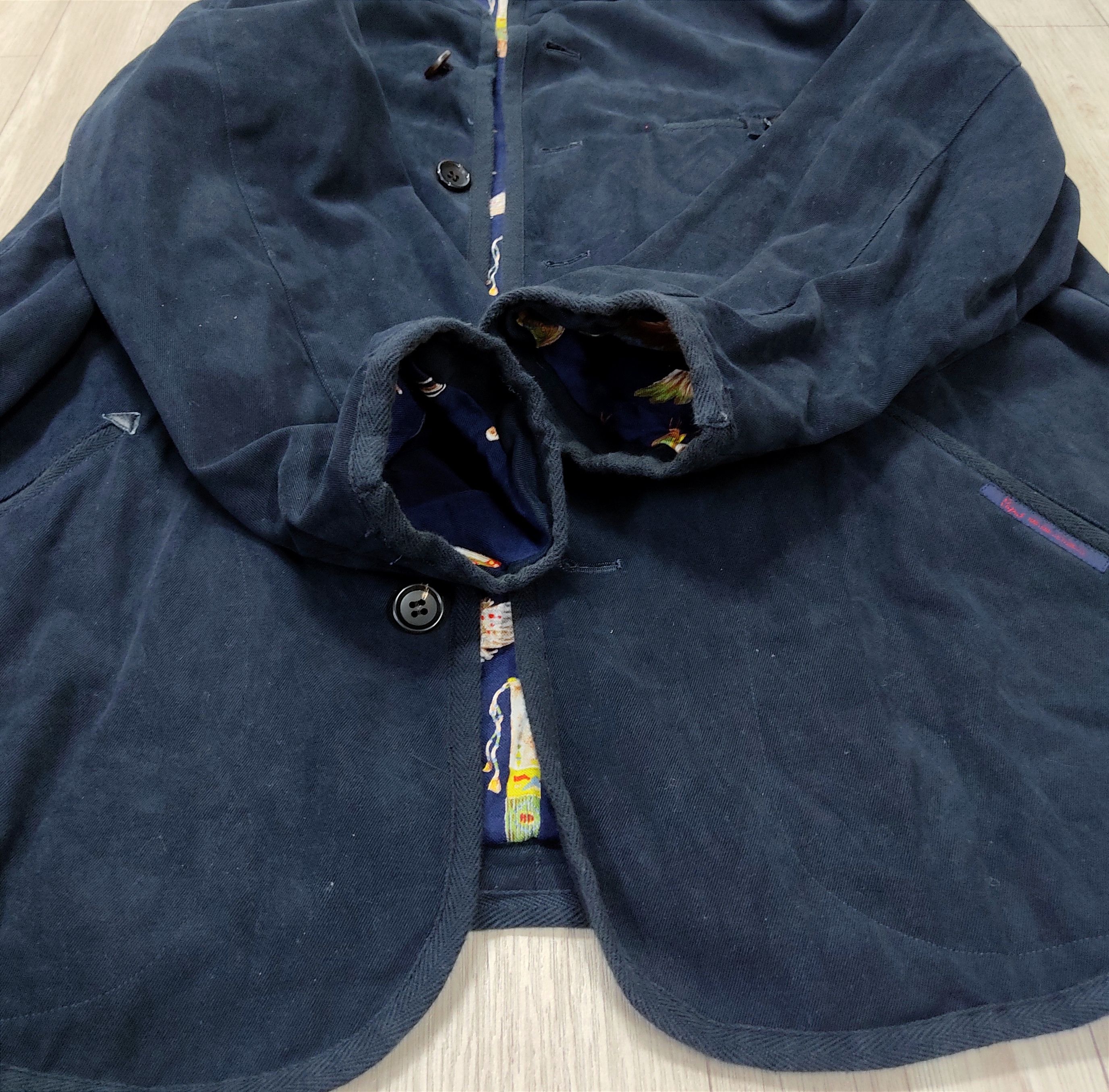 Japanese Brand × Mr. Gentleman The PAPAS Mantere De Heming Navy Blue Deck Jacket Size US M / EU 48-50 / 2 - 12 Thumbnail