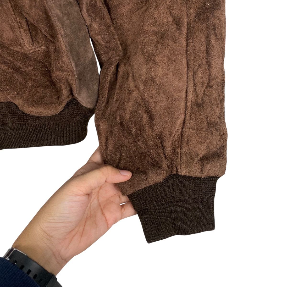 Leather Spy project suede leather bomber jacket Size US M / EU 48-50 / 2 - 13 Thumbnail