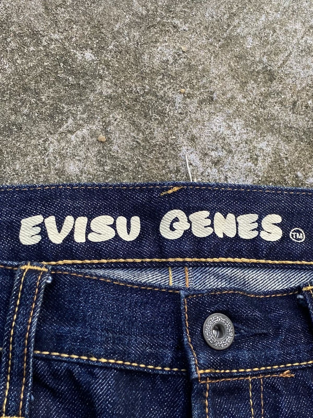 Evisu × Japanese Brand × Vintage EVISU GENES JEANS Size US 34 / EU 50 - 21 Thumbnail