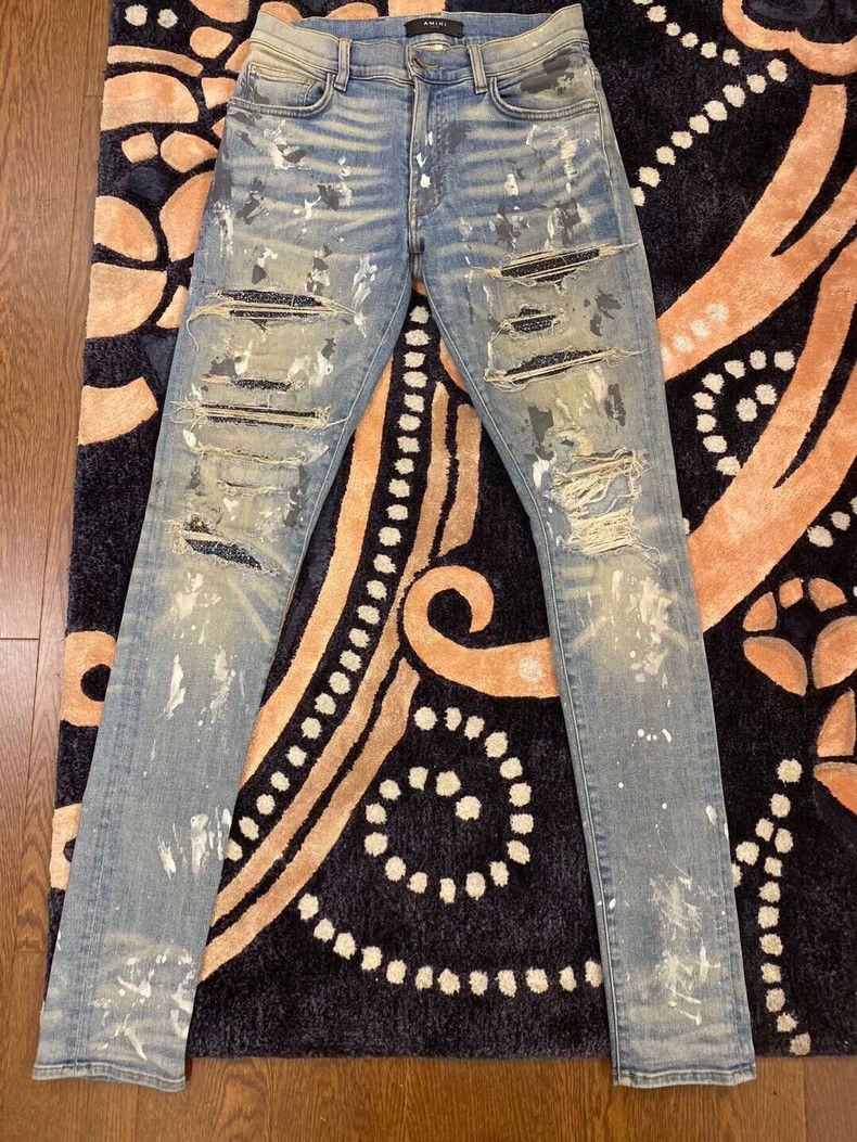 Amiri AMIRI 17SS Limited Splatter Denim Jeans - dmc Size US 30 / EU 46 - 1 Thumbnail