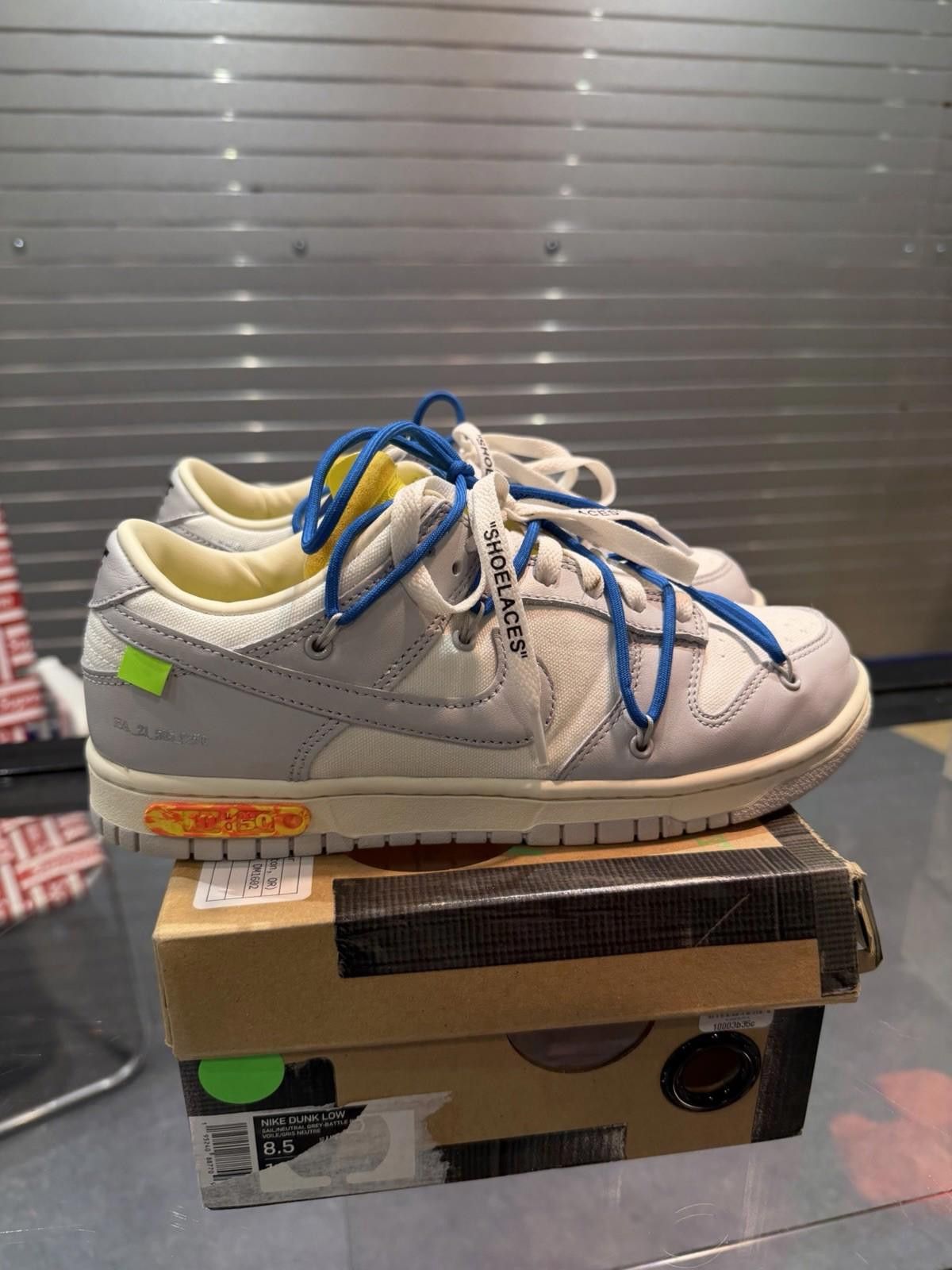 Nike Nike Dunk Low Off White Lot10 size 8.5 DM1602-112 OG Retro Size US 8.5 / EU 41-42 - 2 Thumbnail