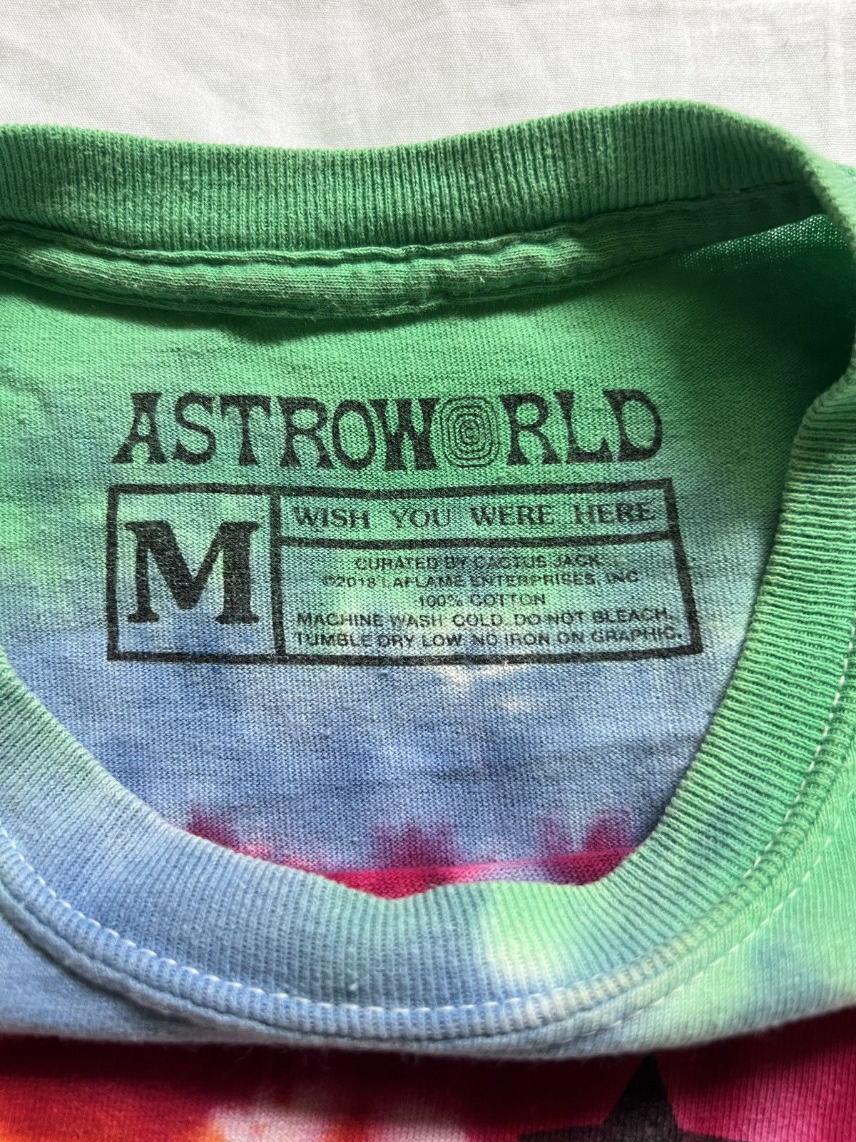 Travis Scott Travis Scott Astroworld Smiley Tee Size US M / EU 48-50 / 2 - 2 Thumbnail