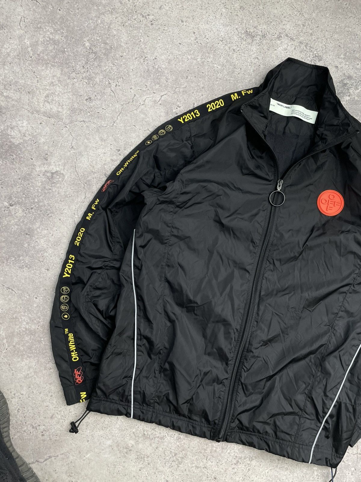 Off-White OFF-WHITE Diagonal Nylon Track Jacket Size US M / EU 48-50 / 2 - 2 Thumbnail