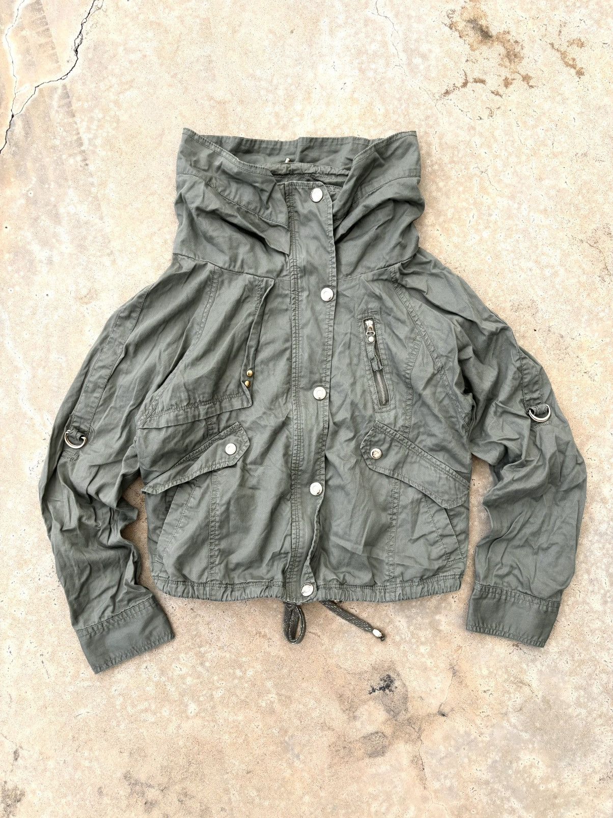 Rare GGPX Cropped Jacket Green (LGB Style)