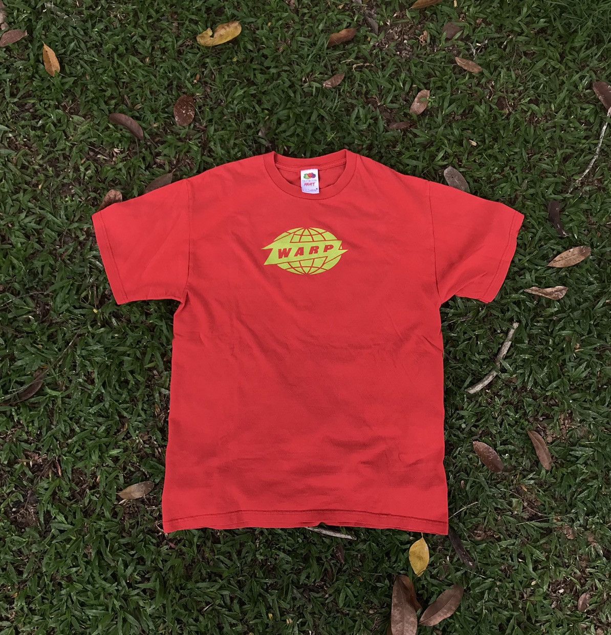 Vintage 90's Warp Records label t shirt