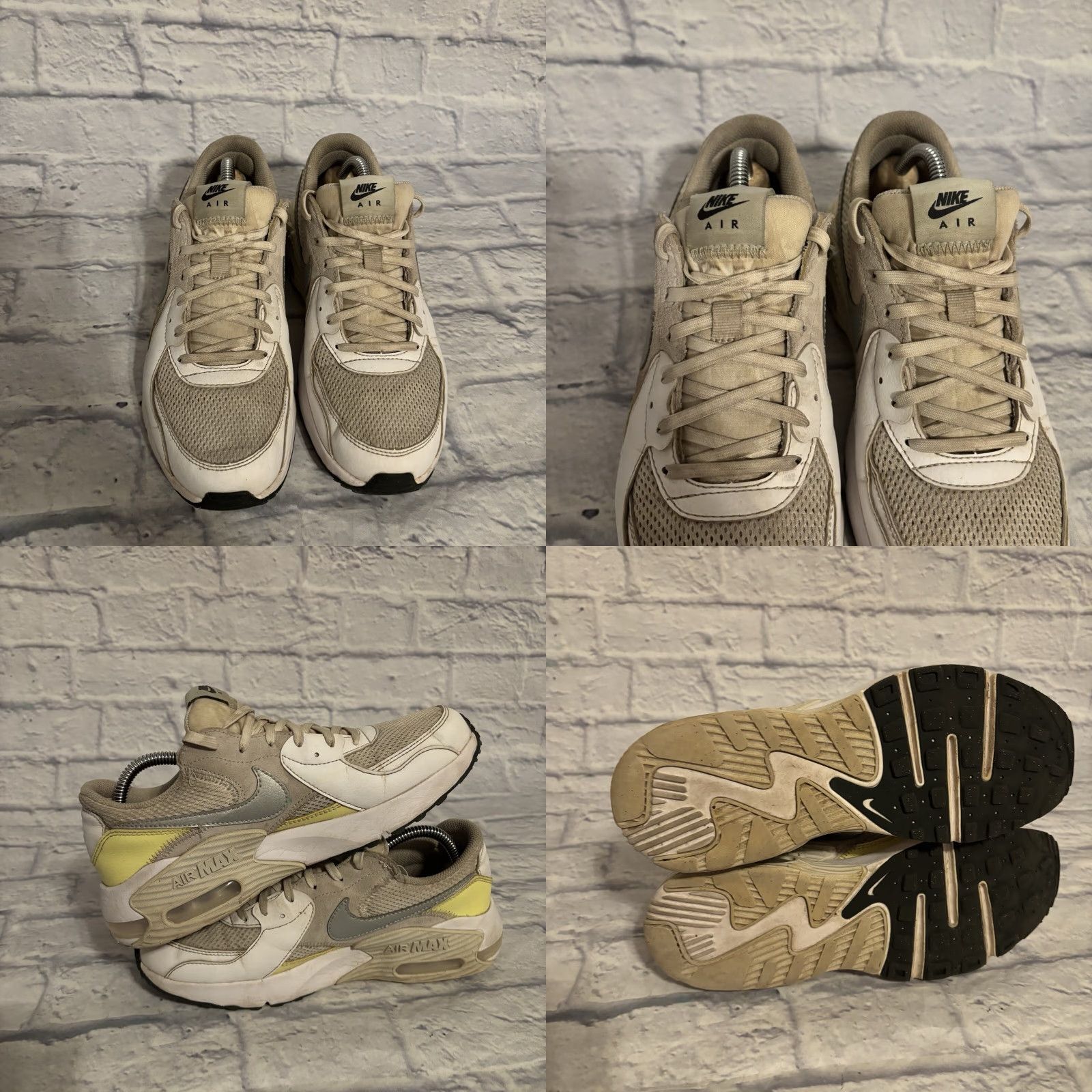 Nike Nike Air Max Excee Womens Athletic Training Shoes White 8.5 CD5432-111 Running Walking Breathable Sneakers Size US 6 / IT 36 - 8 Thumbnail
