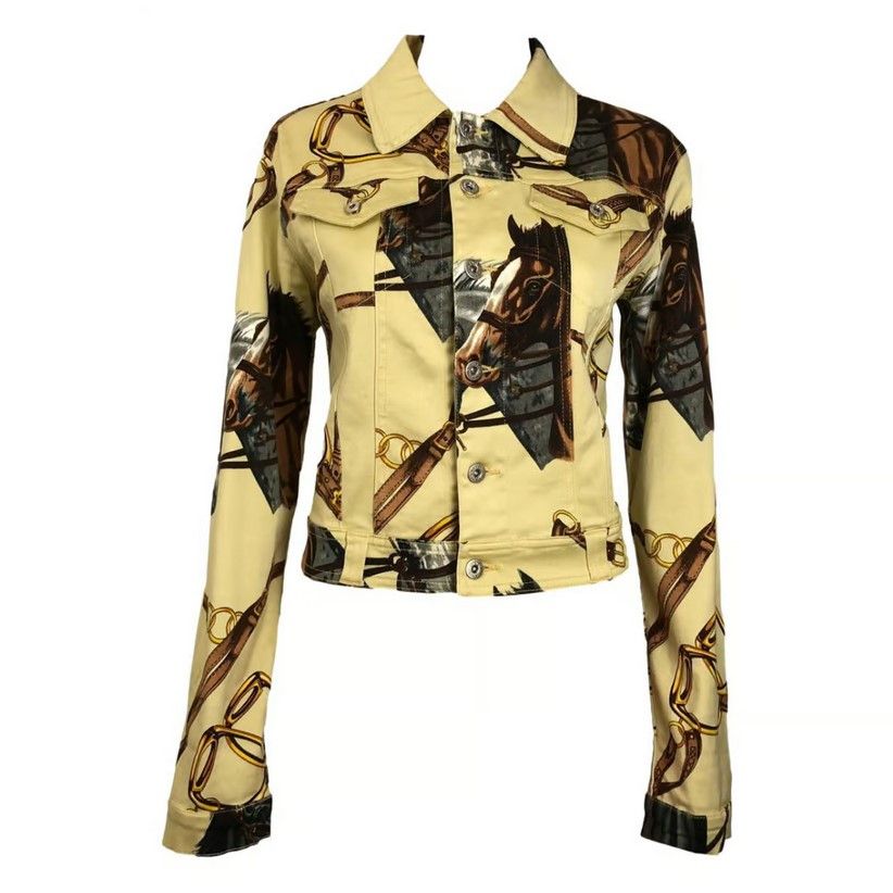 image of Dolce Gabbana Dolce And Gabbana D&g Equestrian Western Horse Jacket, Men's (Size XS)