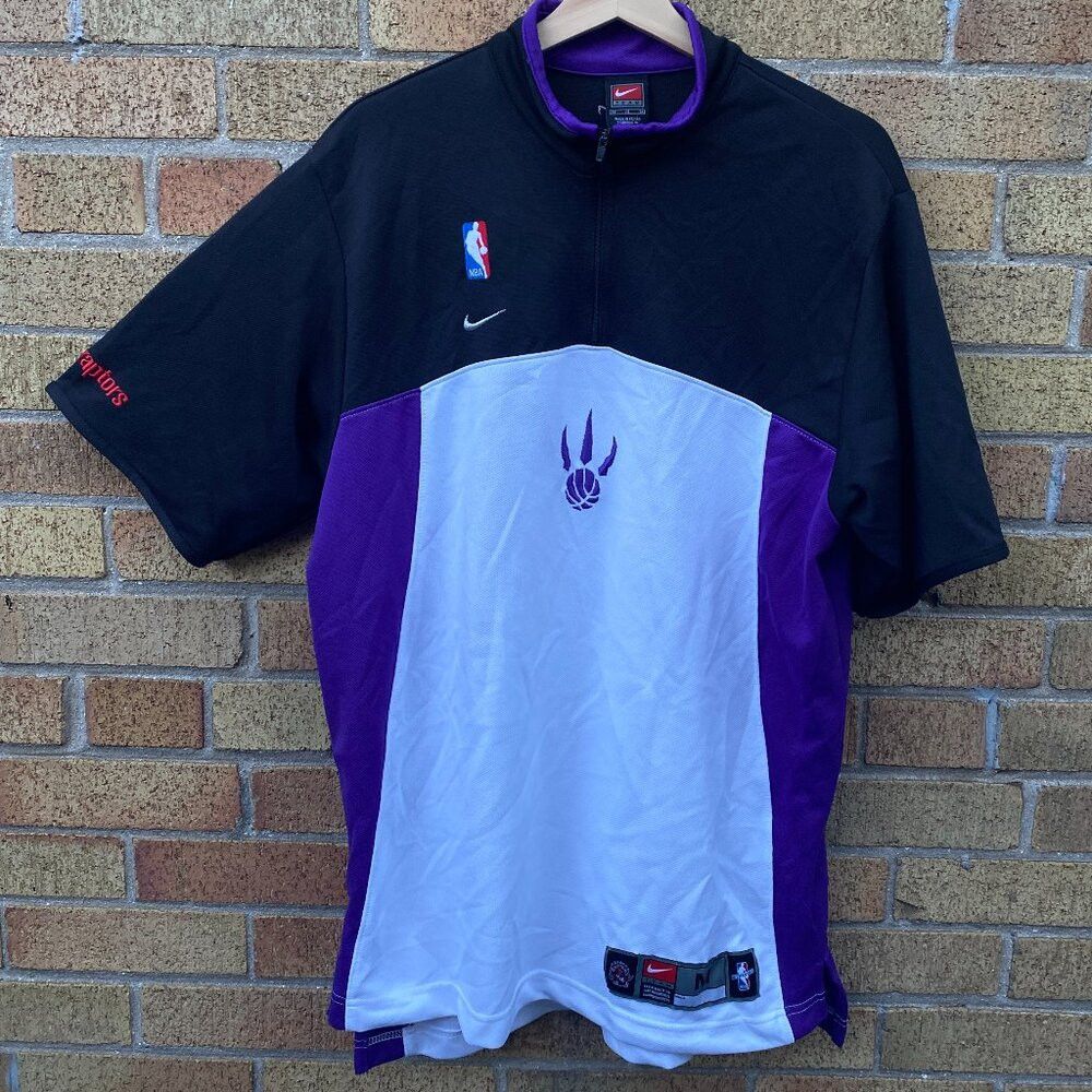 Nike × Vintage Vintage 1999 Nike Toronto Raptors Team NBA Basketball Warmu Size US M / EU 48-50 / 2 - 1 Thumbnail