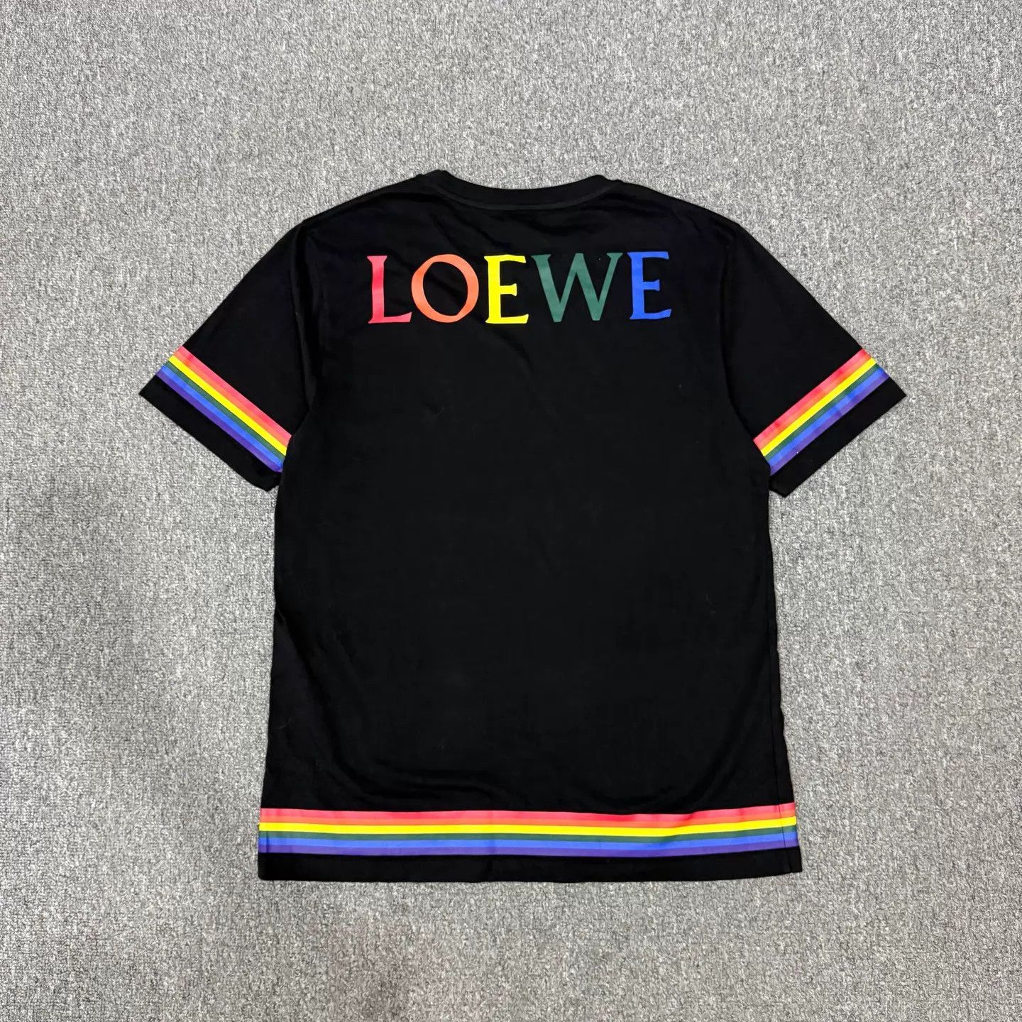 Loewe Loewe Black Printed Logo SS Tee M 99 New Size US M / EU 48-50 / 2 - 2 Thumbnail