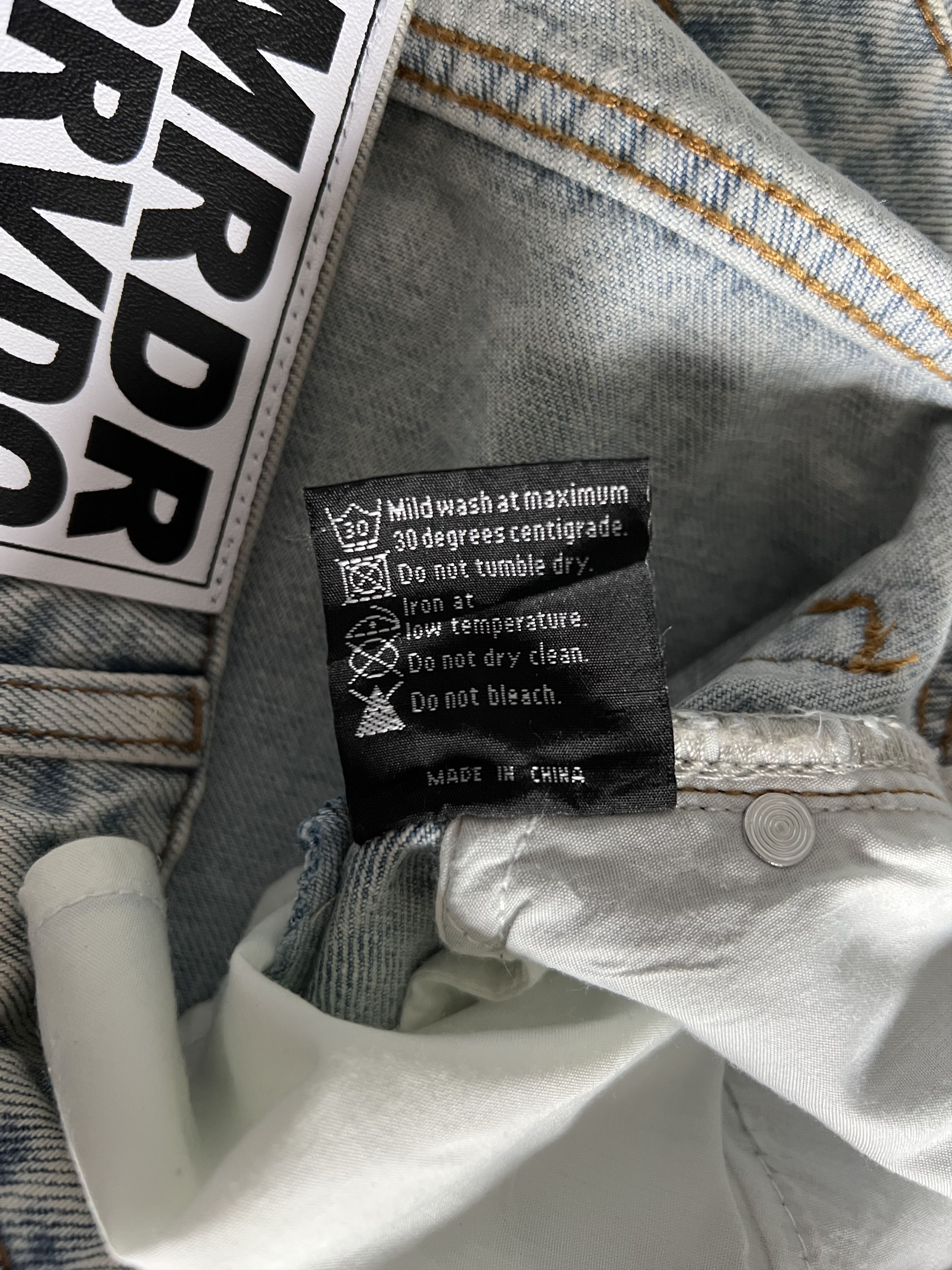 Who Decides War Who Decides War Ultra Flare Distressed Denim in Sky Size US 36 / EU 52 - 7 Thumbnail