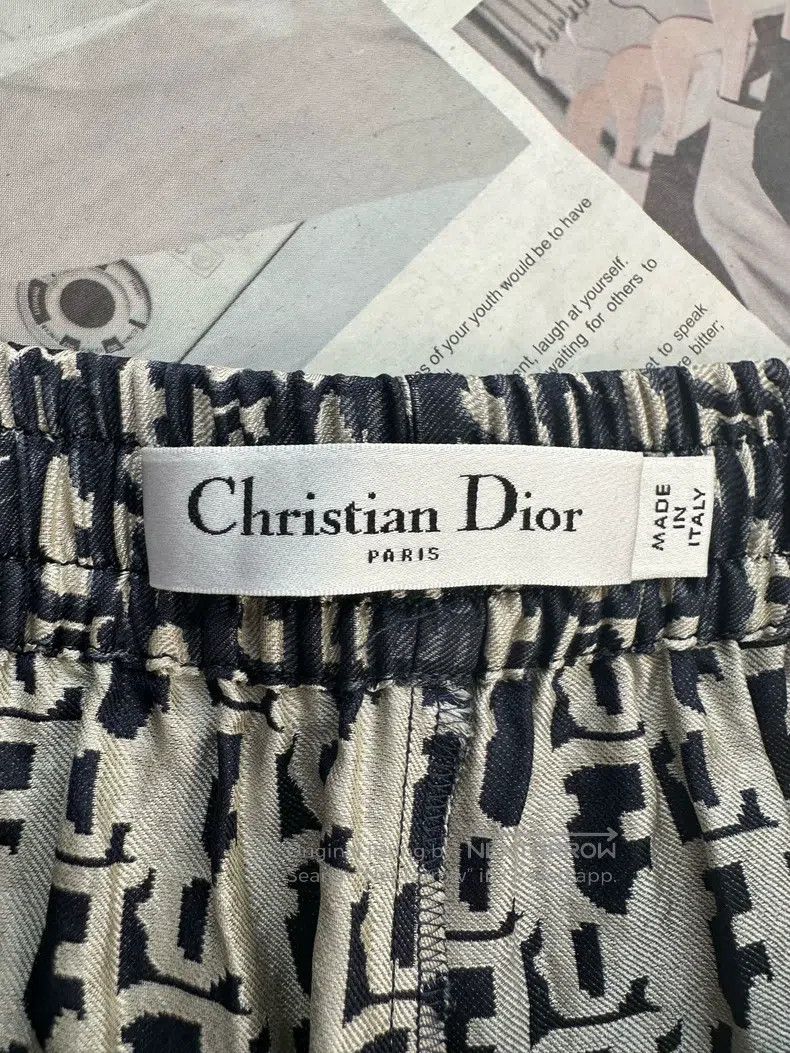 Dior Dior Printed mid-waist elastic straight casual pants Size 42" / US 20 - 7 Thumbnail