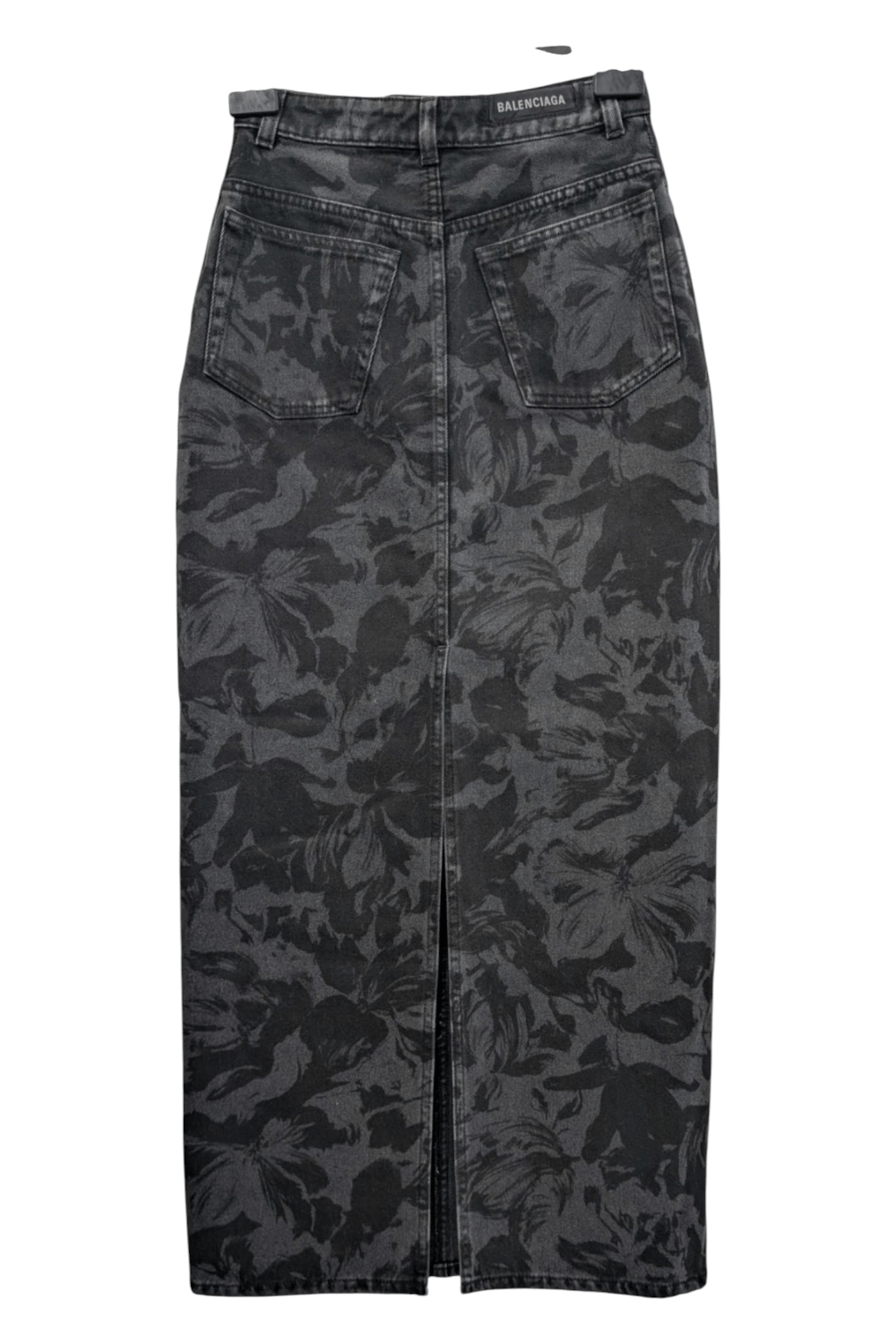 Balenciaga Balenciaga floral denim skirt Size 34" / US 12 / IT 48 - 2 Thumbnail
