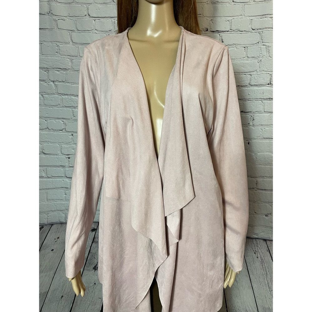 Other Soft‎ Surroundings Faux Suede Ultra Soft Pink Waterfall Car Size M / US 6-8 / IT 42-44 - 4 Thumbnail