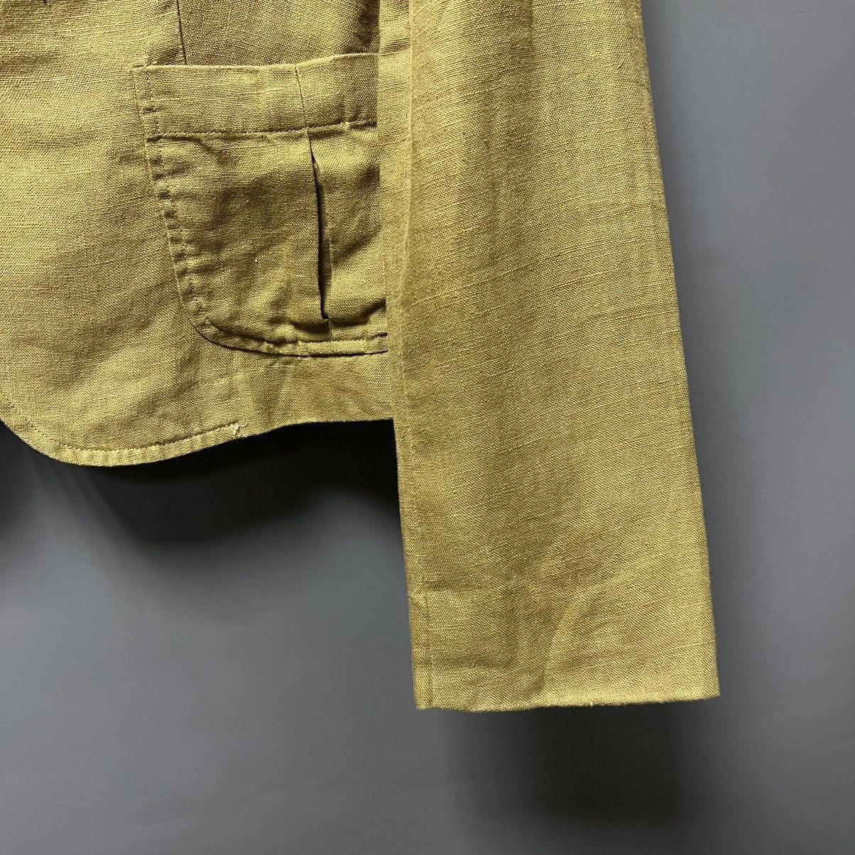 Ralph Lauren Lauren Ralph Lauren 100% Linen Two Button Tan Blazer Jacket Size XS / US 0-2 / IT 36-38 - 4 Thumbnail