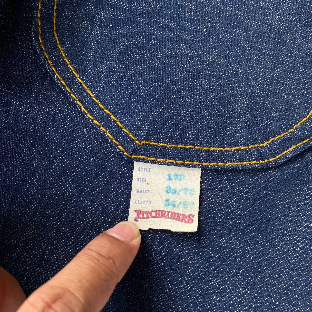 Vintage VERY RARE VINTAGE 60-70S PITCHRIDERS DENIM MADE IN CANADA Size US 28 / EU 44 - 2 Thumbnail