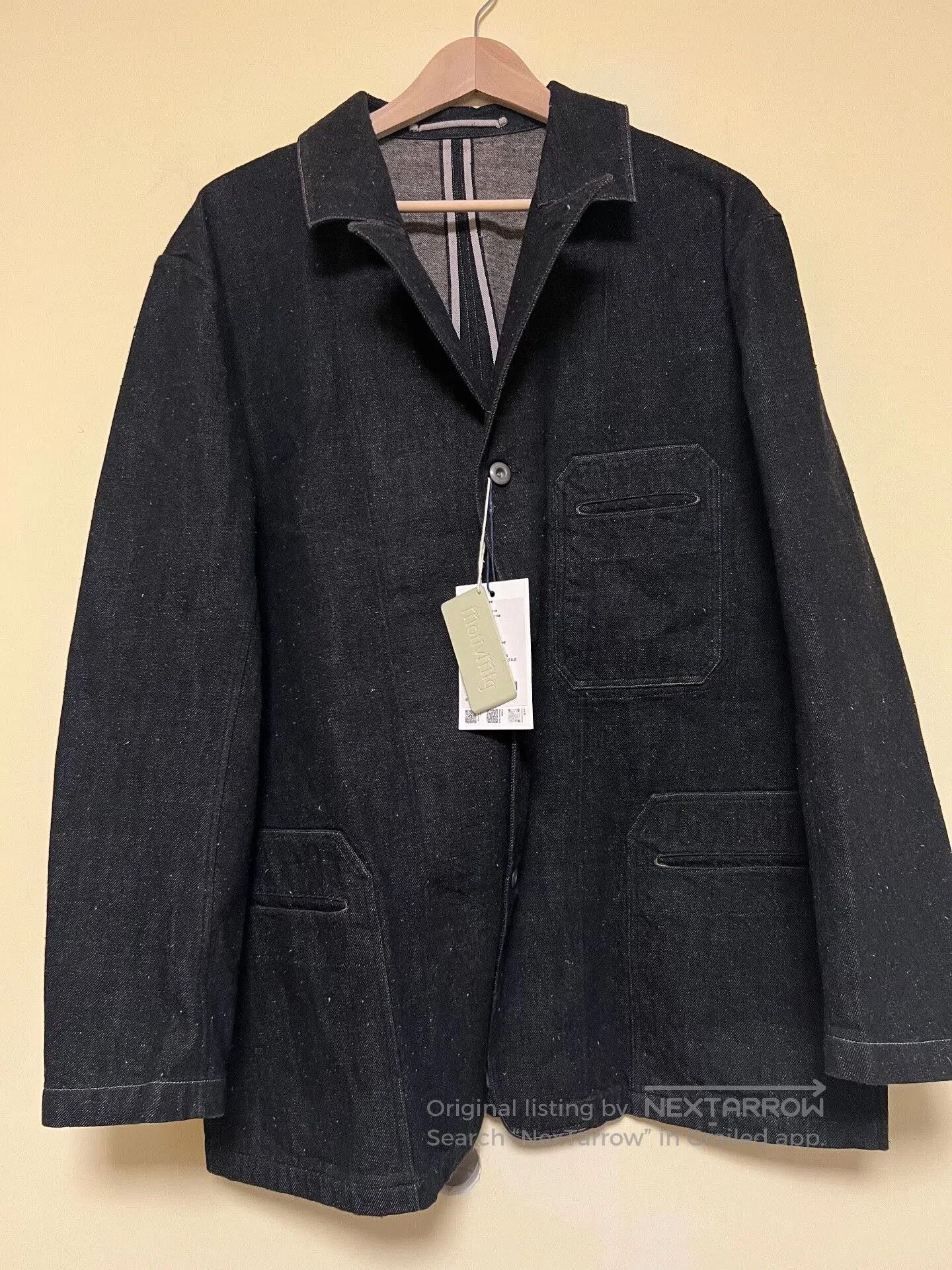 MotivMfg New Castel Denim Jacket for Men. Size US L / EU 52-54 / 3 - 1 Thumbnail