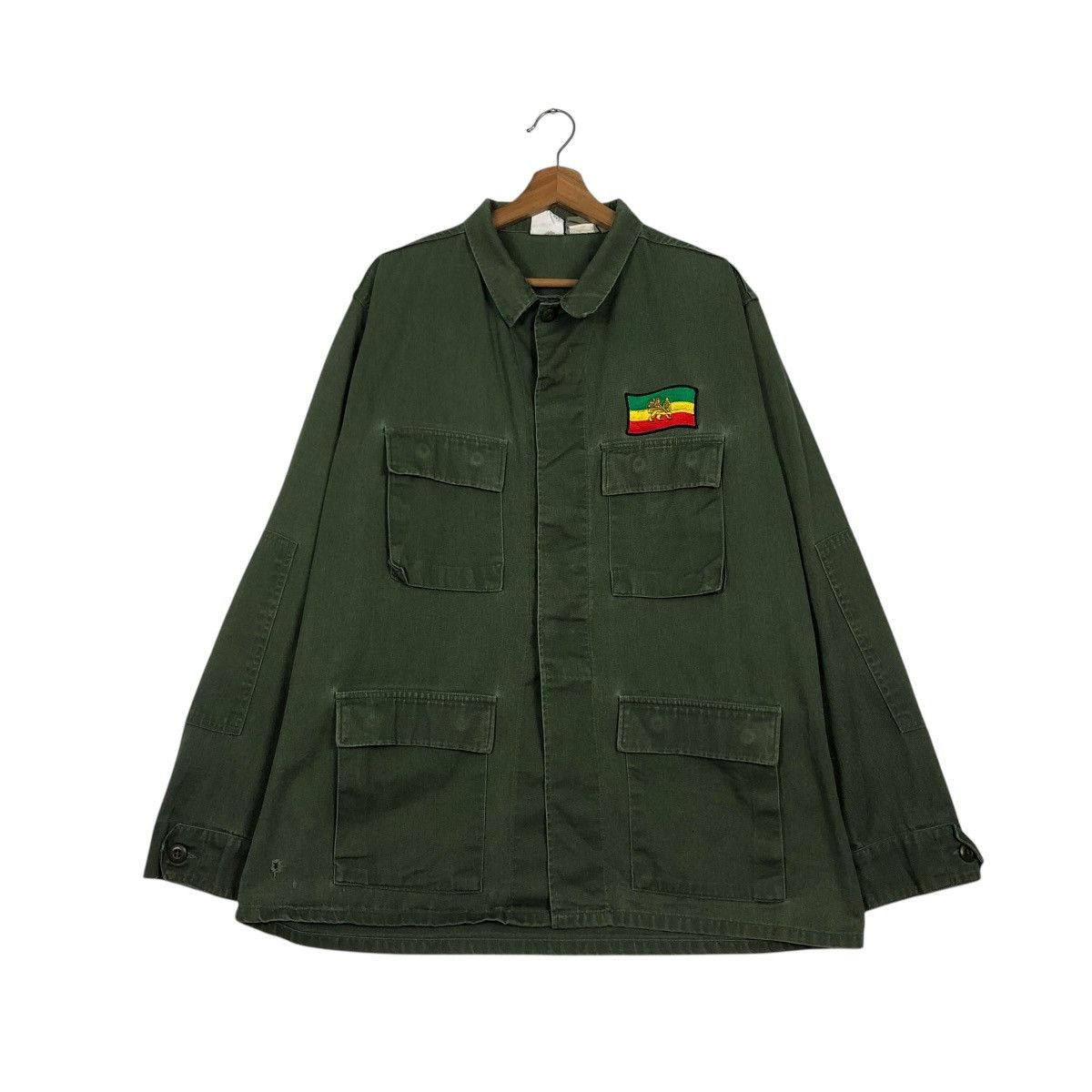 Vintage 🔥VINTAGE CHORE MILITARY JACKET USN PROPPER OG-07 DESIGN Size US M / EU 48-50 / 2 - 3 Thumbnail