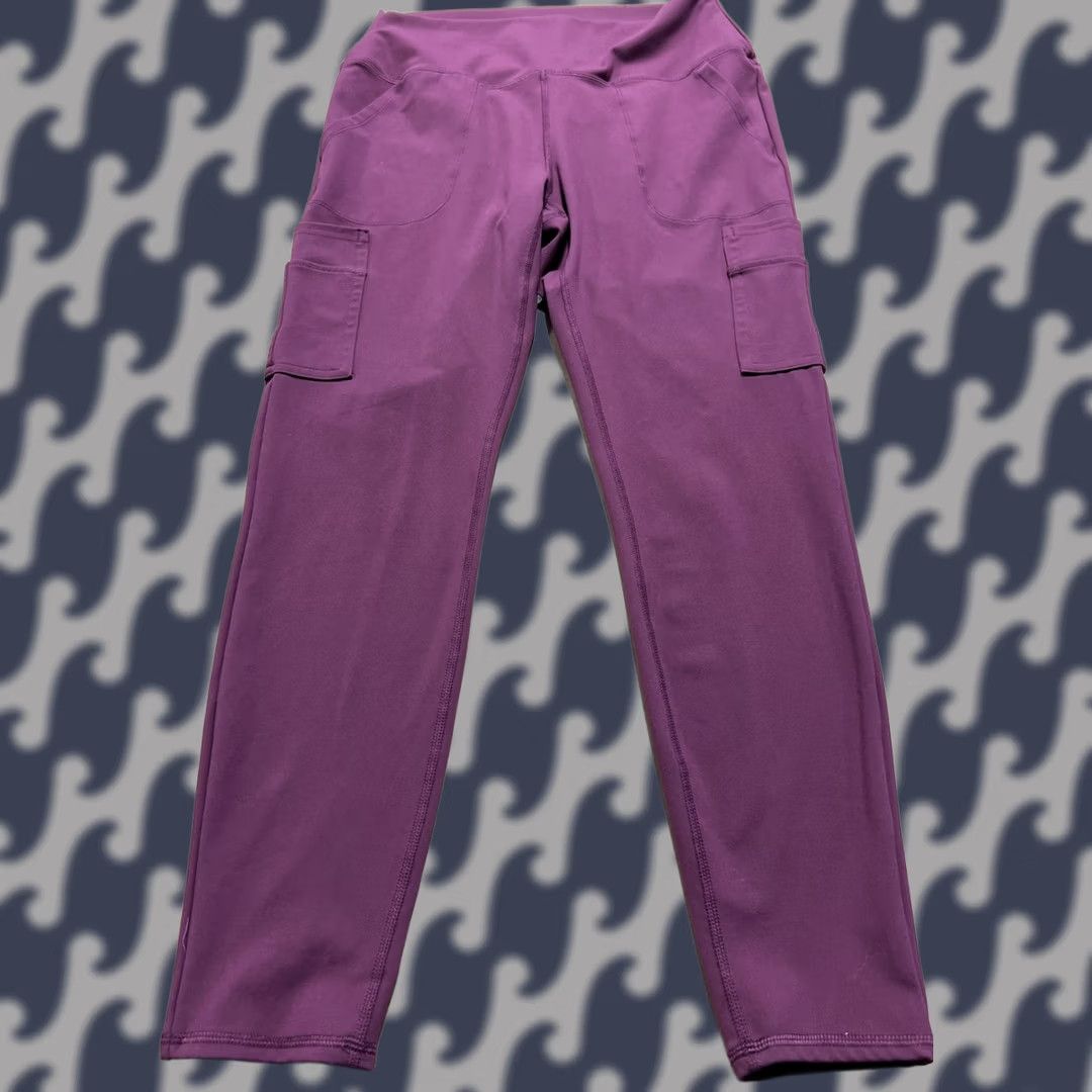 Spyder Spyder Womens Leggings XL Magenta Solid Ankle Activewear Compression Tights Athletic Pants Sport Women XS-? Size 40" / US 18 - 1 Thumbnail