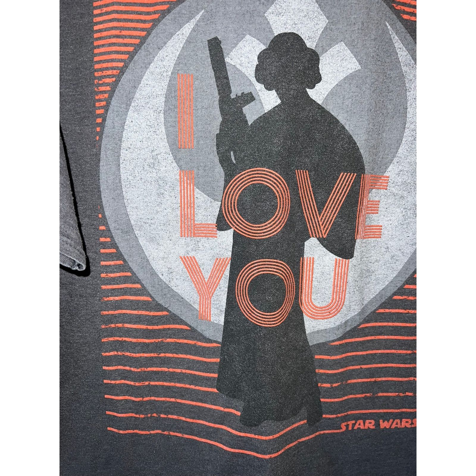 Disney Disney Parks Star Wars Shirt I Love You Gray Movie Tee 2XL Size US XXL / EU 58 / 5 - 3 Thumbnail
