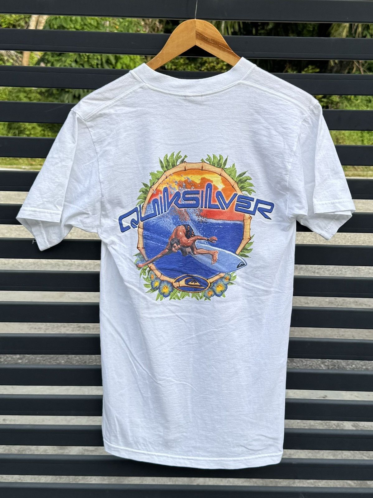 Quiksilver × Vintage Vintage Quiksilver Shirt Size US S / EU 44-46 / 1 - 1 Thumbnail