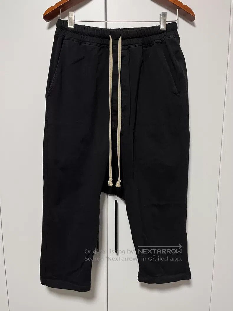 Rick Owens RICK OWENS size L Seven-Quarter Crotch-Hung Pants Size US 27 - 1 Thumbnail